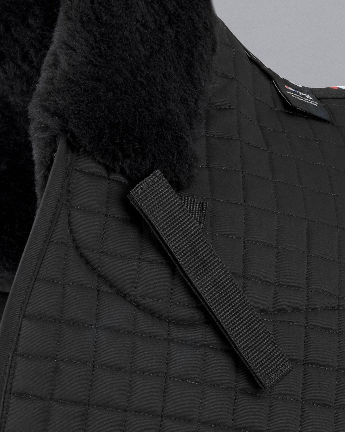 Premier Equine Merino Wool Black Saddle Pad GP/Jump Numnah | Equestrian Gear