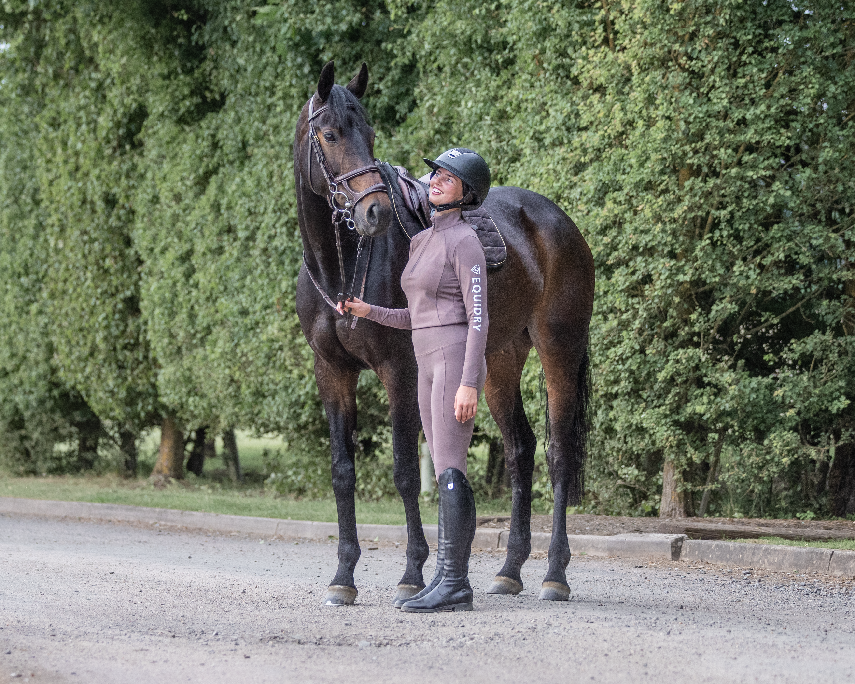 EQUIDRY Women's Water Repellent Base Layer Mocha