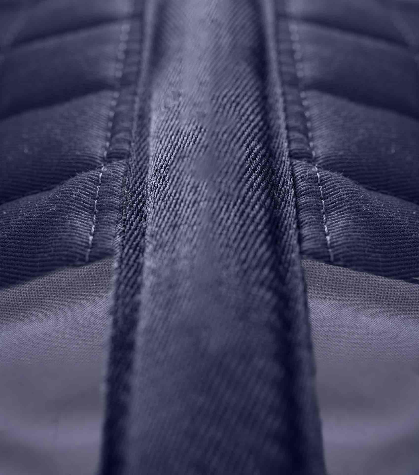 Premier Equine My Pony Jack Navy Saddle Pad: GP/Jump, Cotton, Quilted Close-up