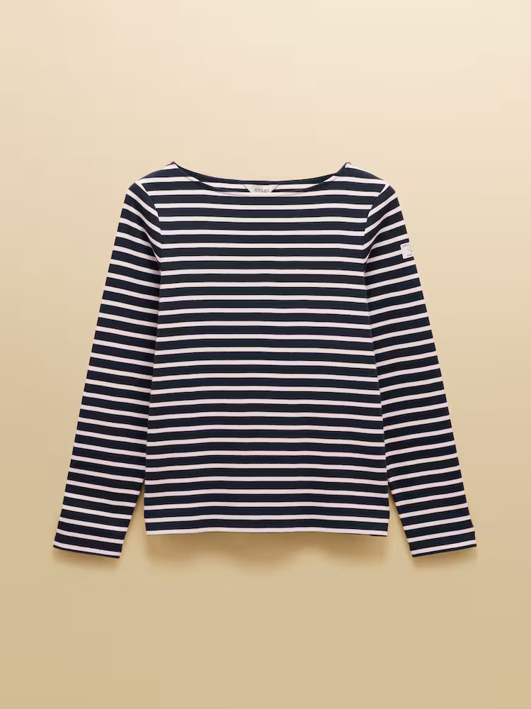 Joules Harbour Top Navy/White