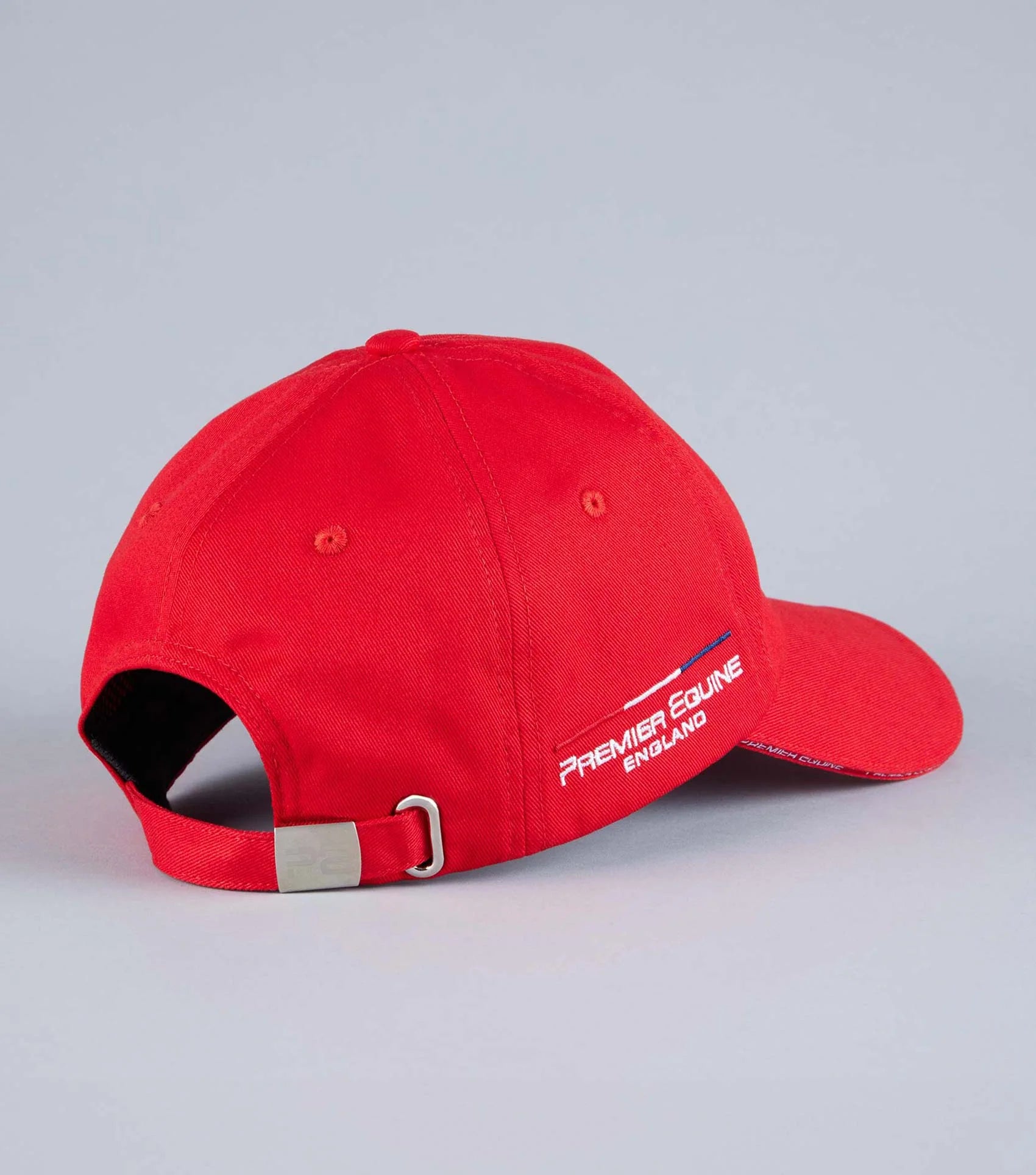 Premier Equine Red Baseball Cap - Adjustable Equestrian Style - Equiflair