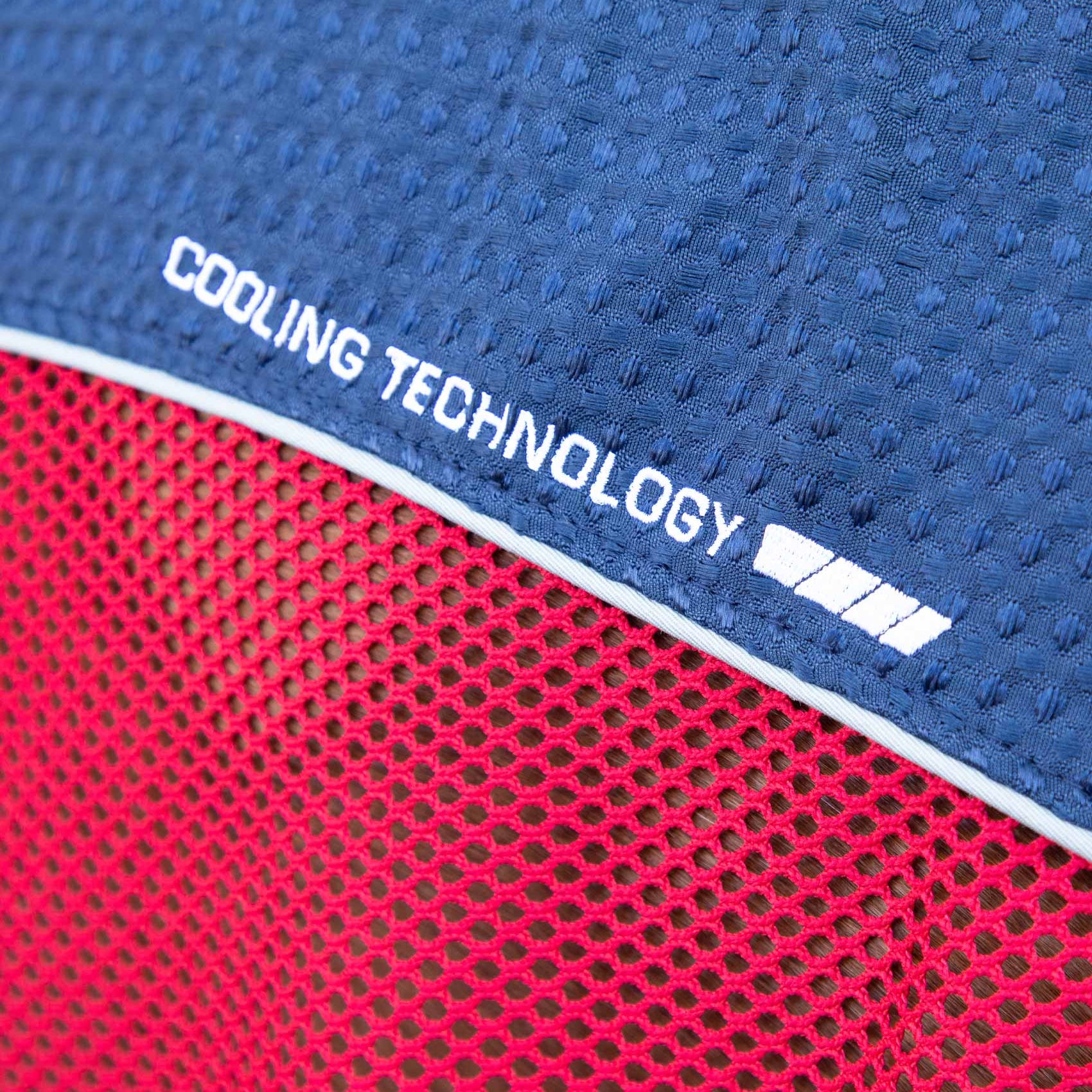 Premier Equine Sports Cooler Rug - Blue & Red Cooling Technology Horse Rug with Mesh Fabric for Quick Drying and Breathability