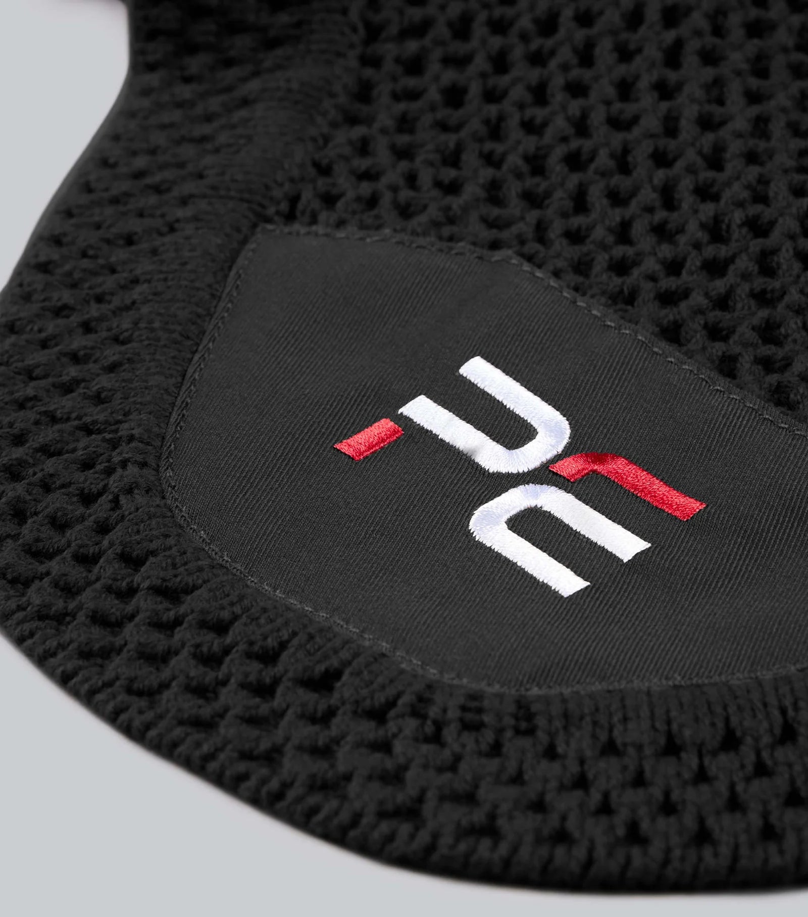 Premier Equine Premier Equine Acoustic Ear Bonnet Black: Soundproof Horse Ear Net with Logo - Focus & Comfort - Large