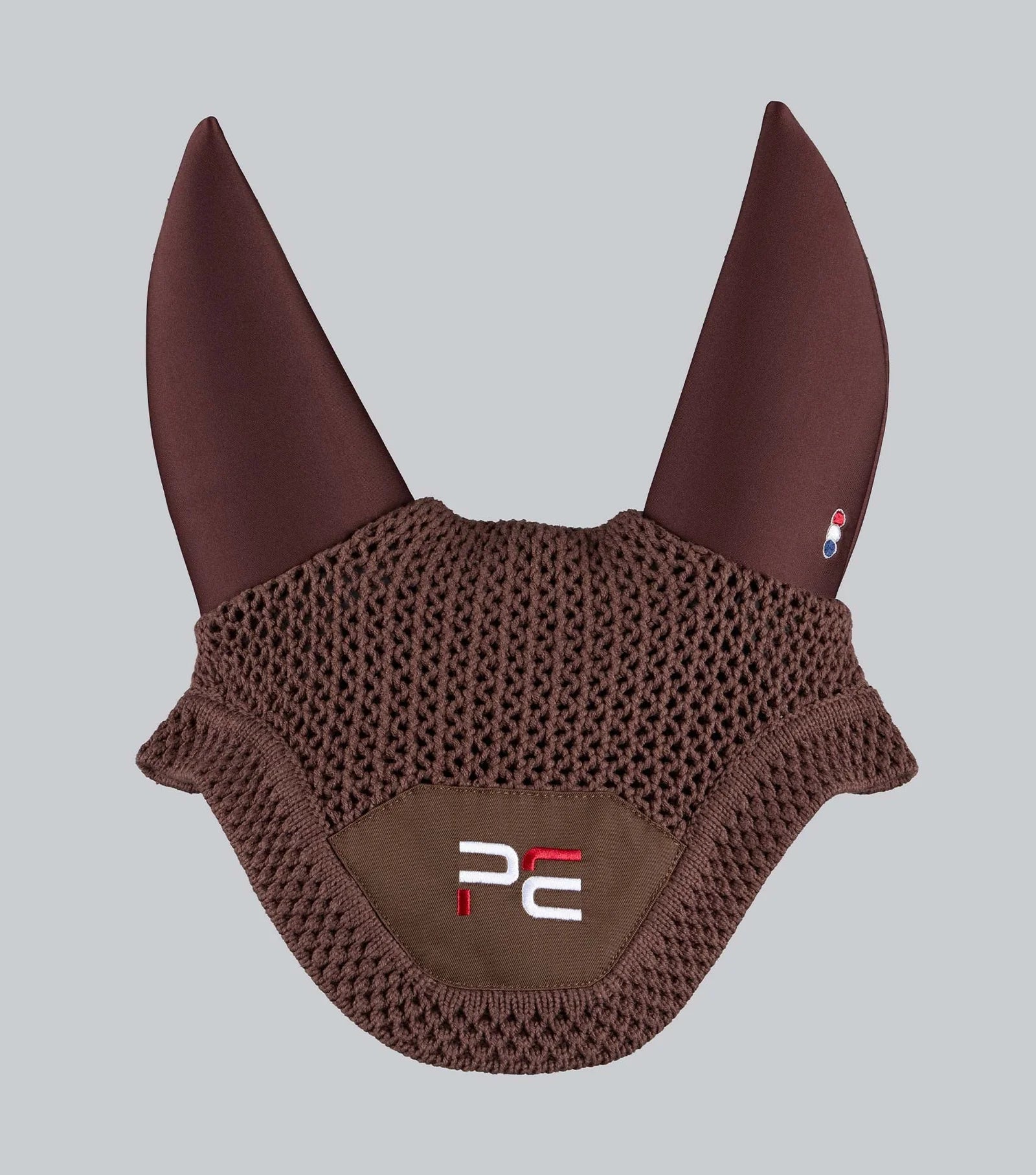 PREMIER EQUINE Premier Equine Acoustic Ear Bonnet - Dark Brown. Noise reducing fly veil for horses. Equiflair. - Fly Hood…