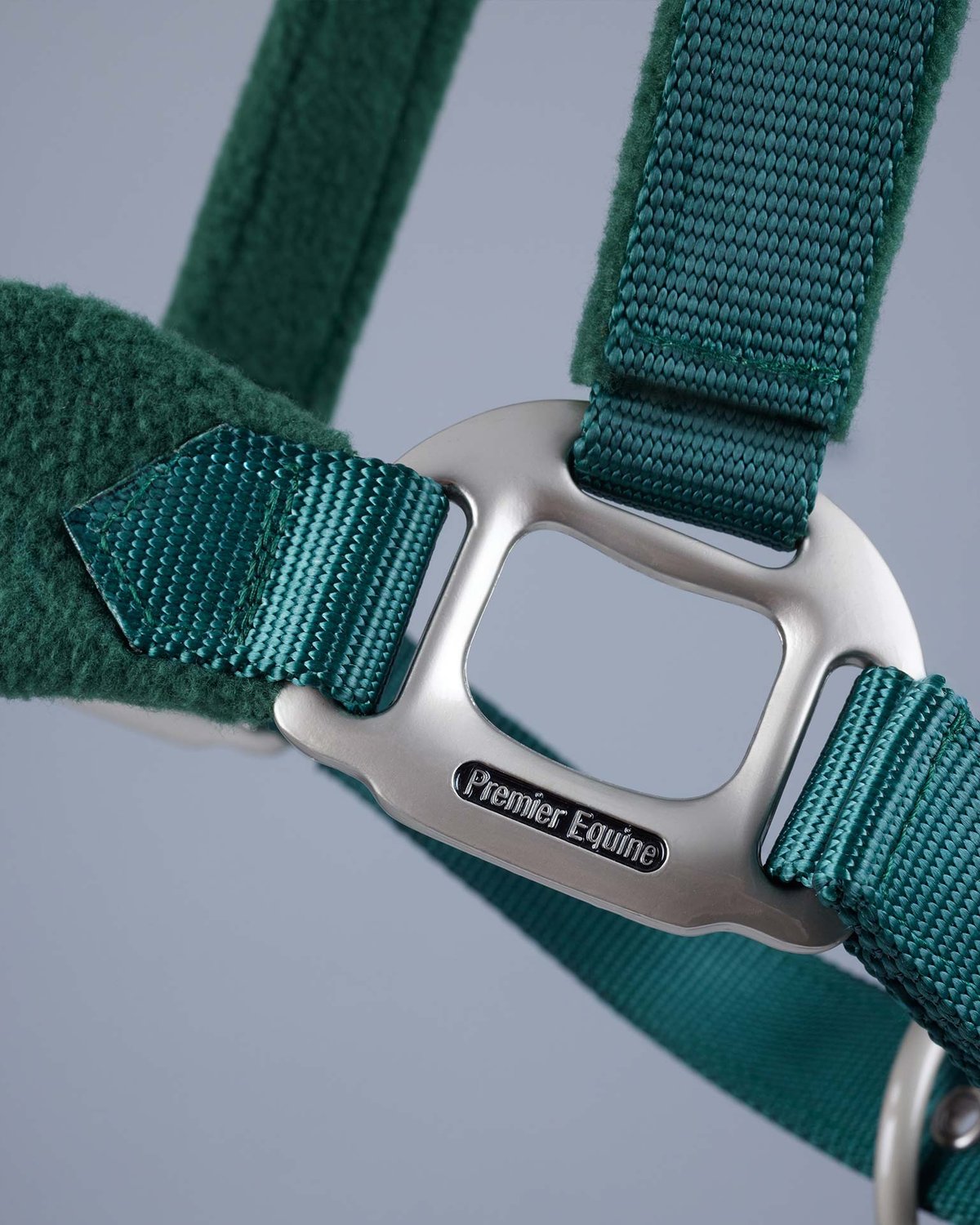Premier Equine Fleece Padded Head Collar Green