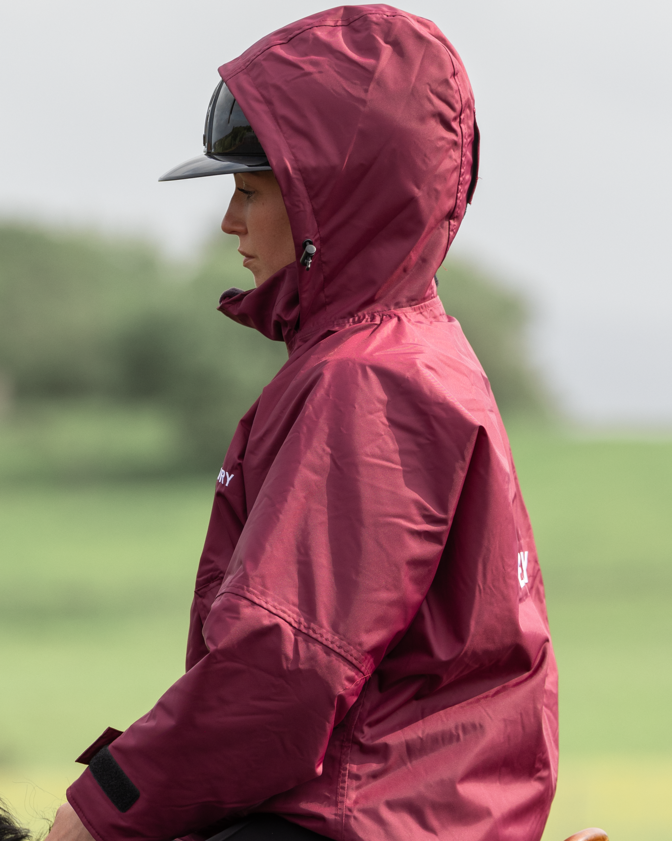 EQUIDRY Shortie Women's Thin Fleece Plum