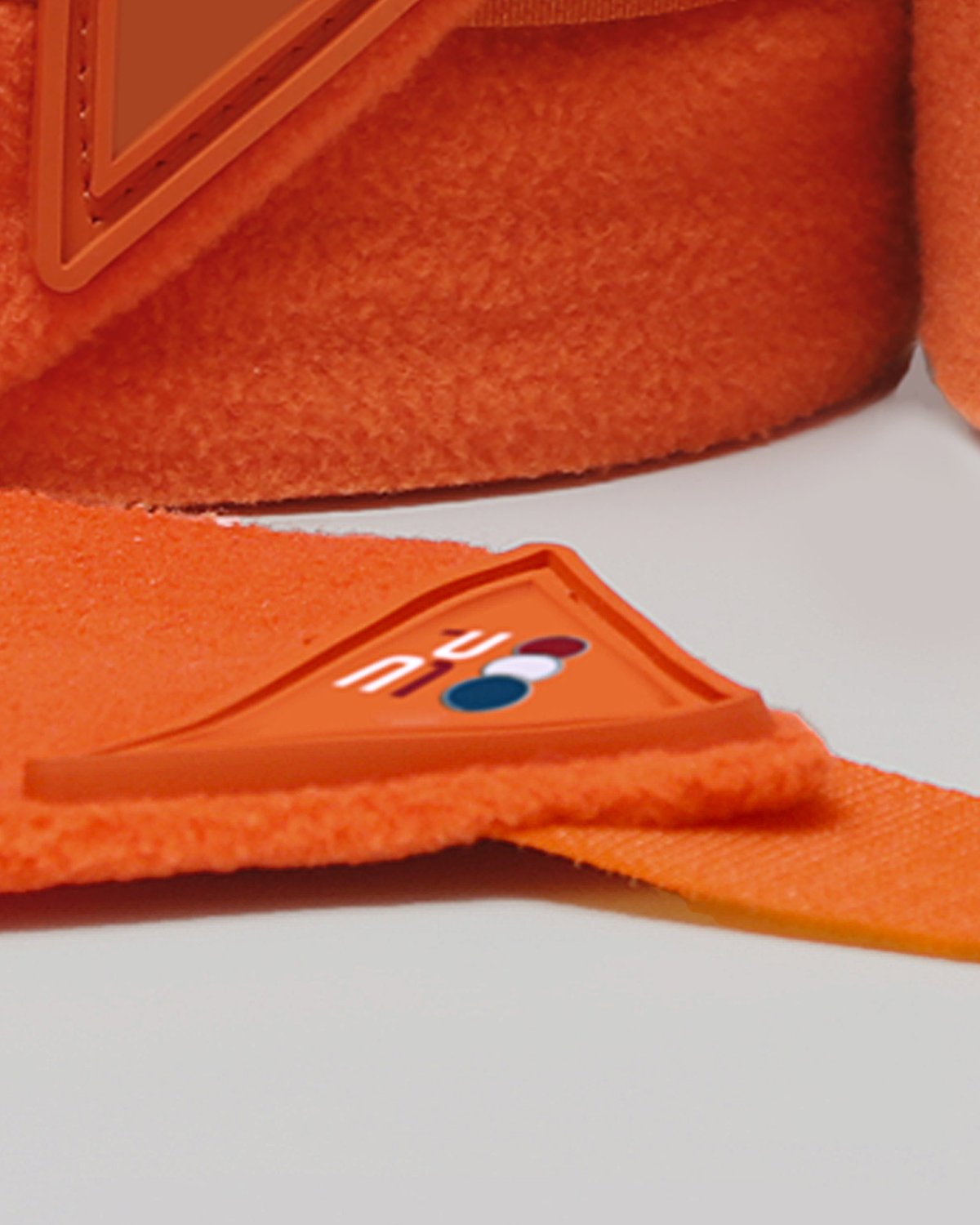 Premier Equine Orange Fleece Polo Bandages for Horses | Breathable Equestrian Leg Wraps