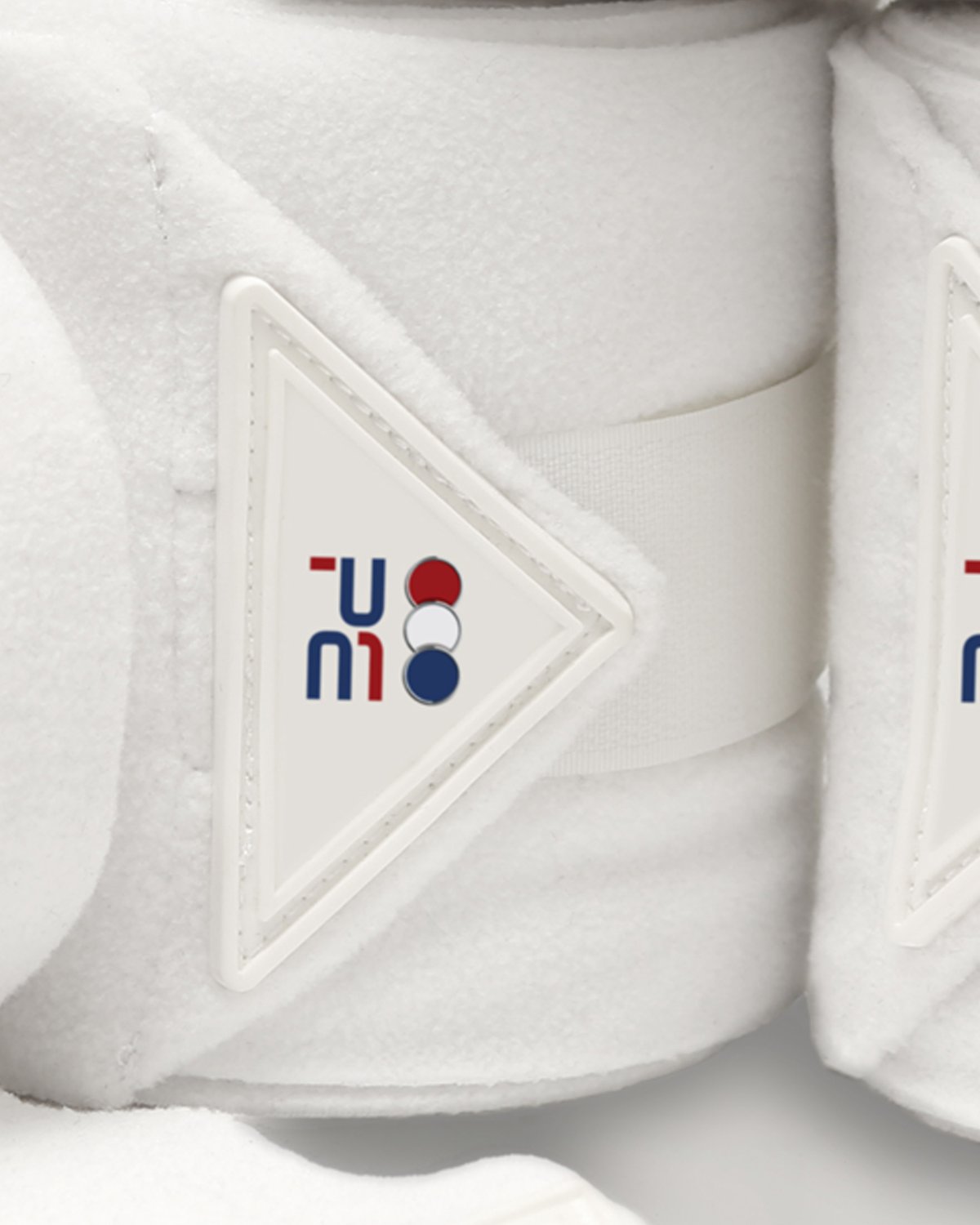 PREMIER EQUINE HORSE POLO FLEECE BANDAGES WHITE - Premium Horse Leg Wraps