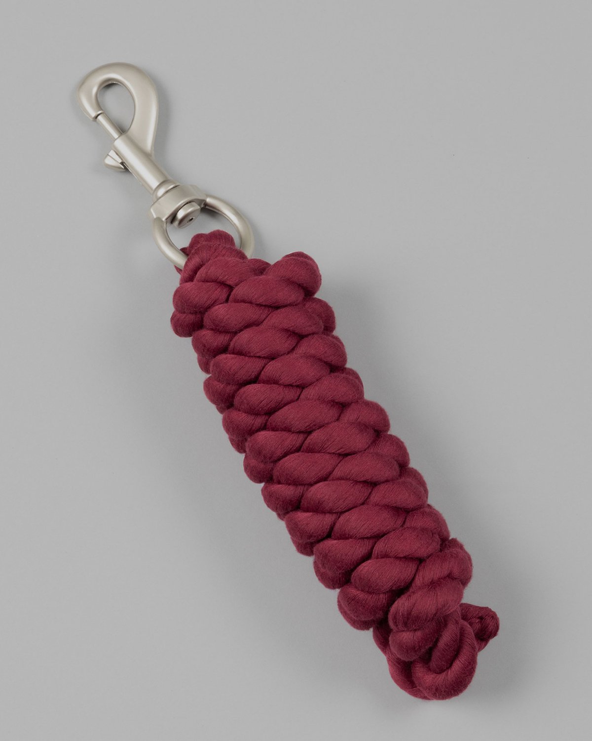 Burgundy Polycotton Horse Lead Rope with Trigger Clip | Equiflair - Durable, Stylish Horse Equipment