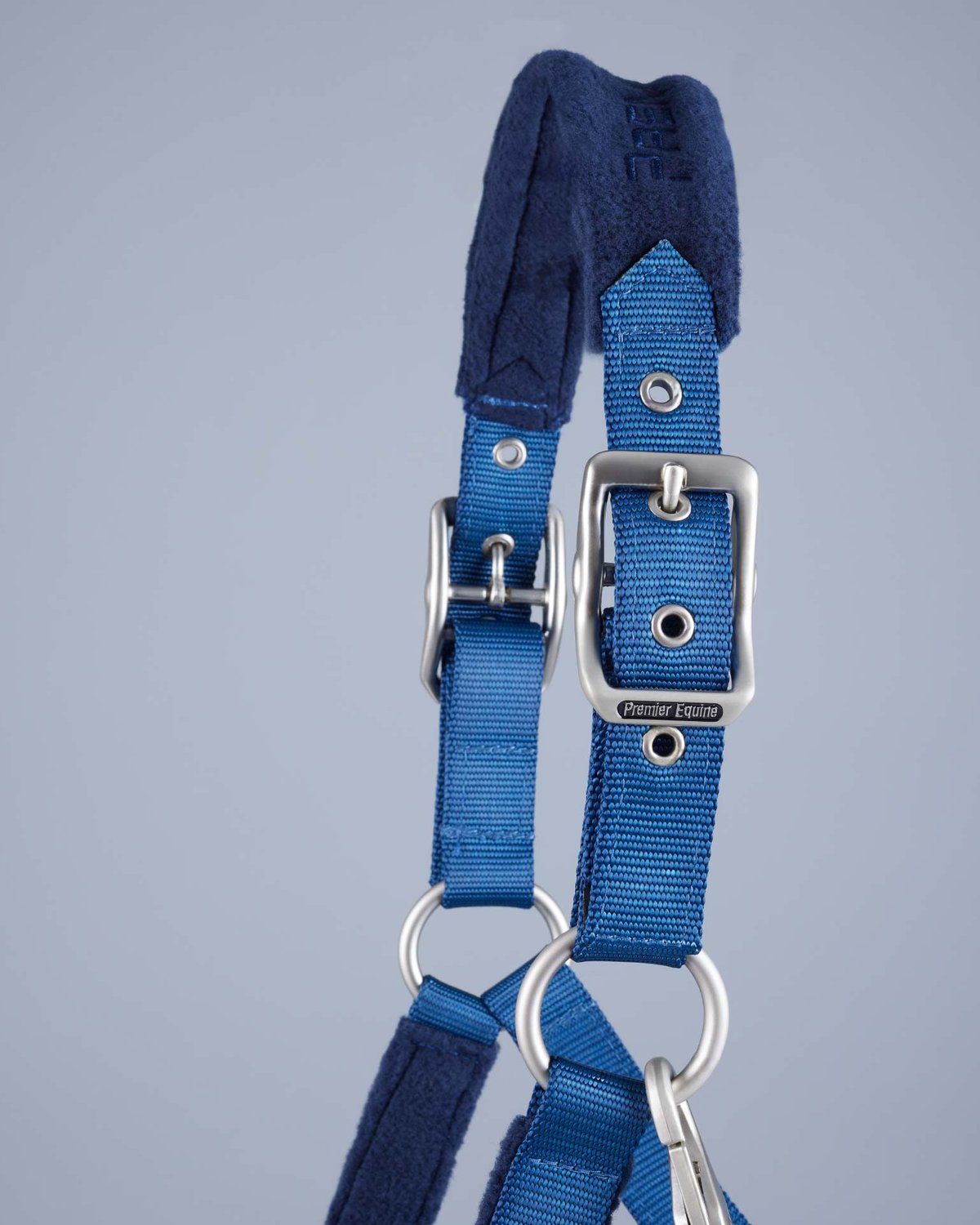 Premier Equine Fleece Padded Head Collar Navy