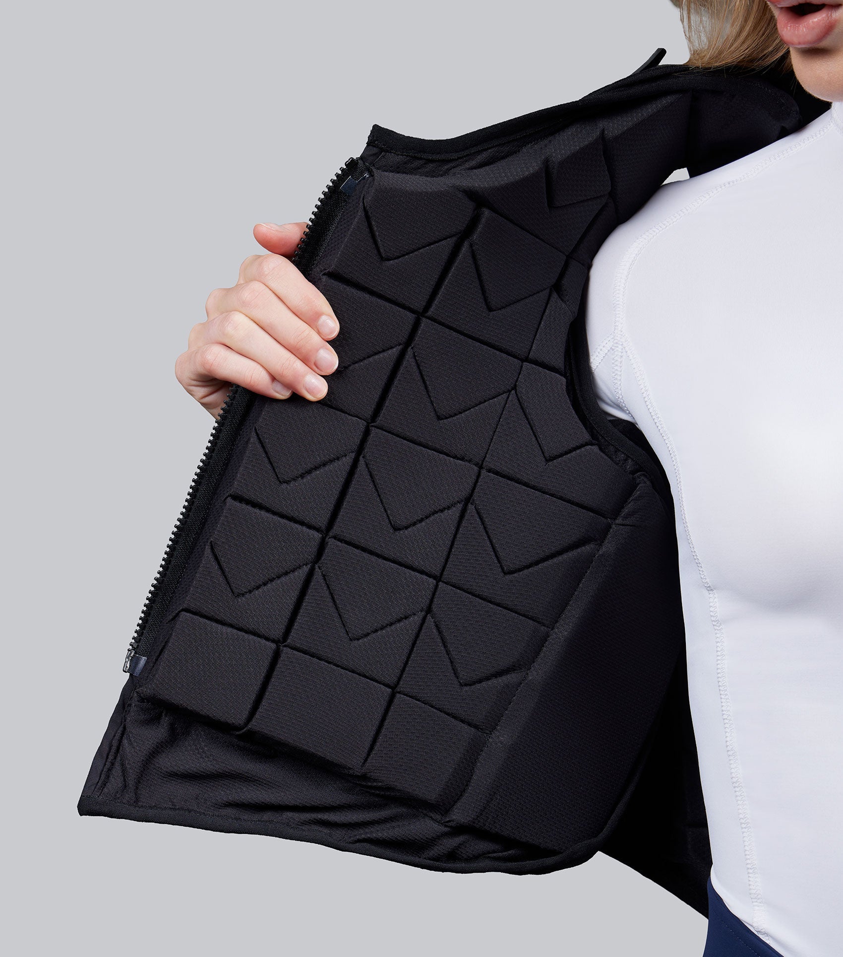 Premier Equine Action Flex Body Protector Black - Equestrian Safety & Impact Protection Vest