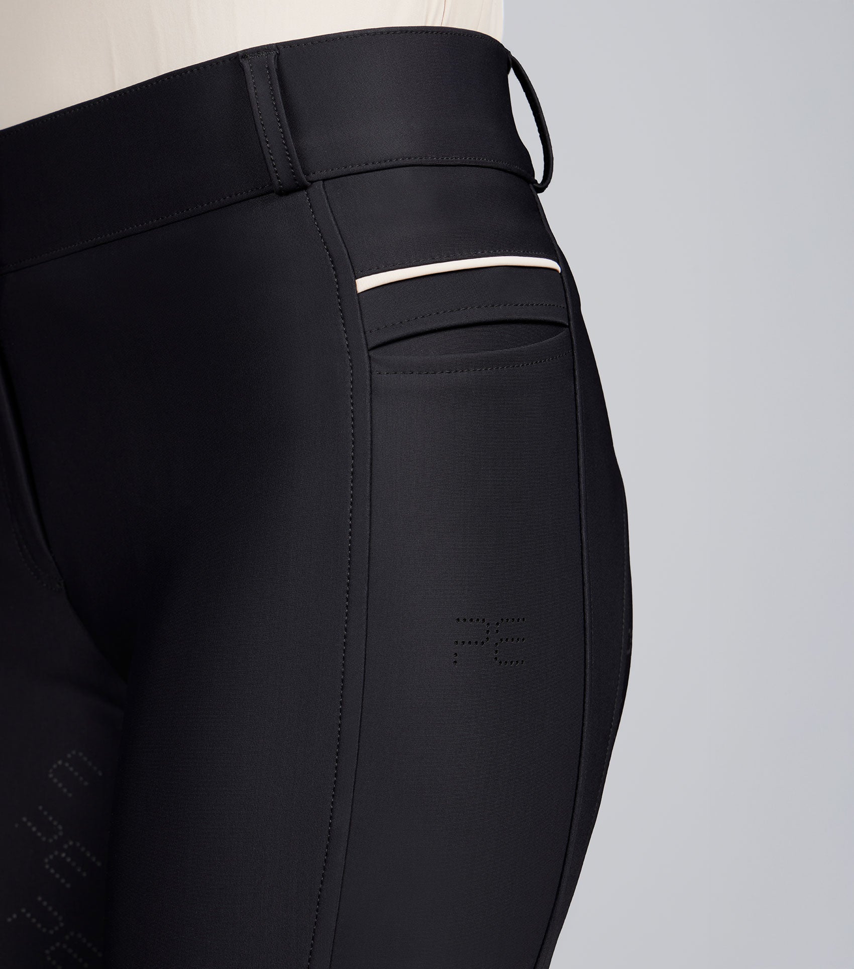 Premier Equine Women's Black Gel Full Seat Riding Breeches - Performance Equestrian Apparel