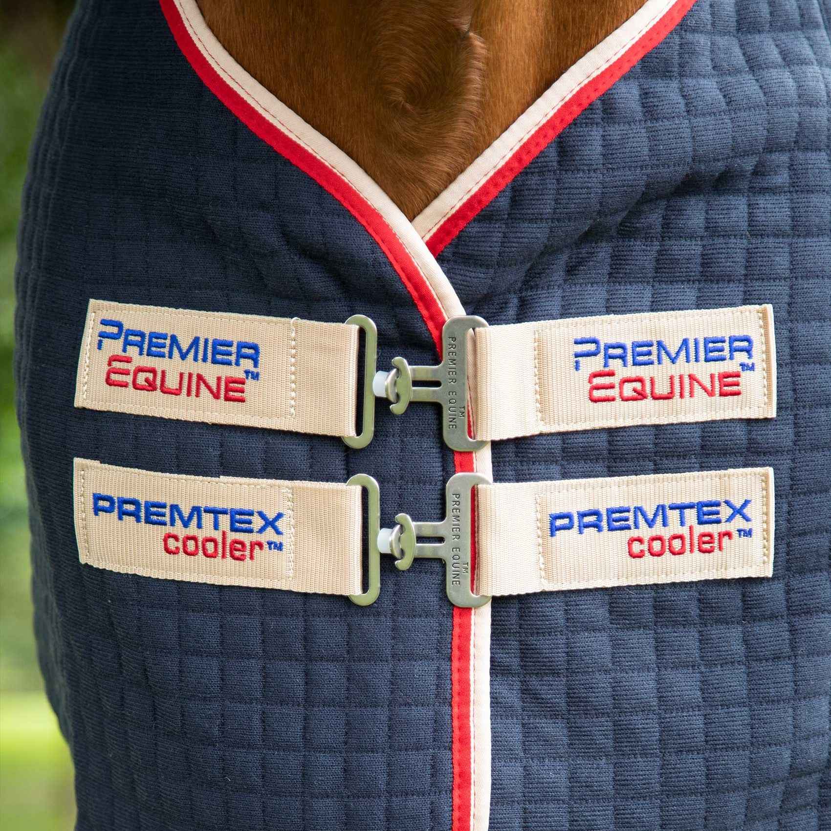 Premier Equine PremTex Horse Cooler Rug Navy