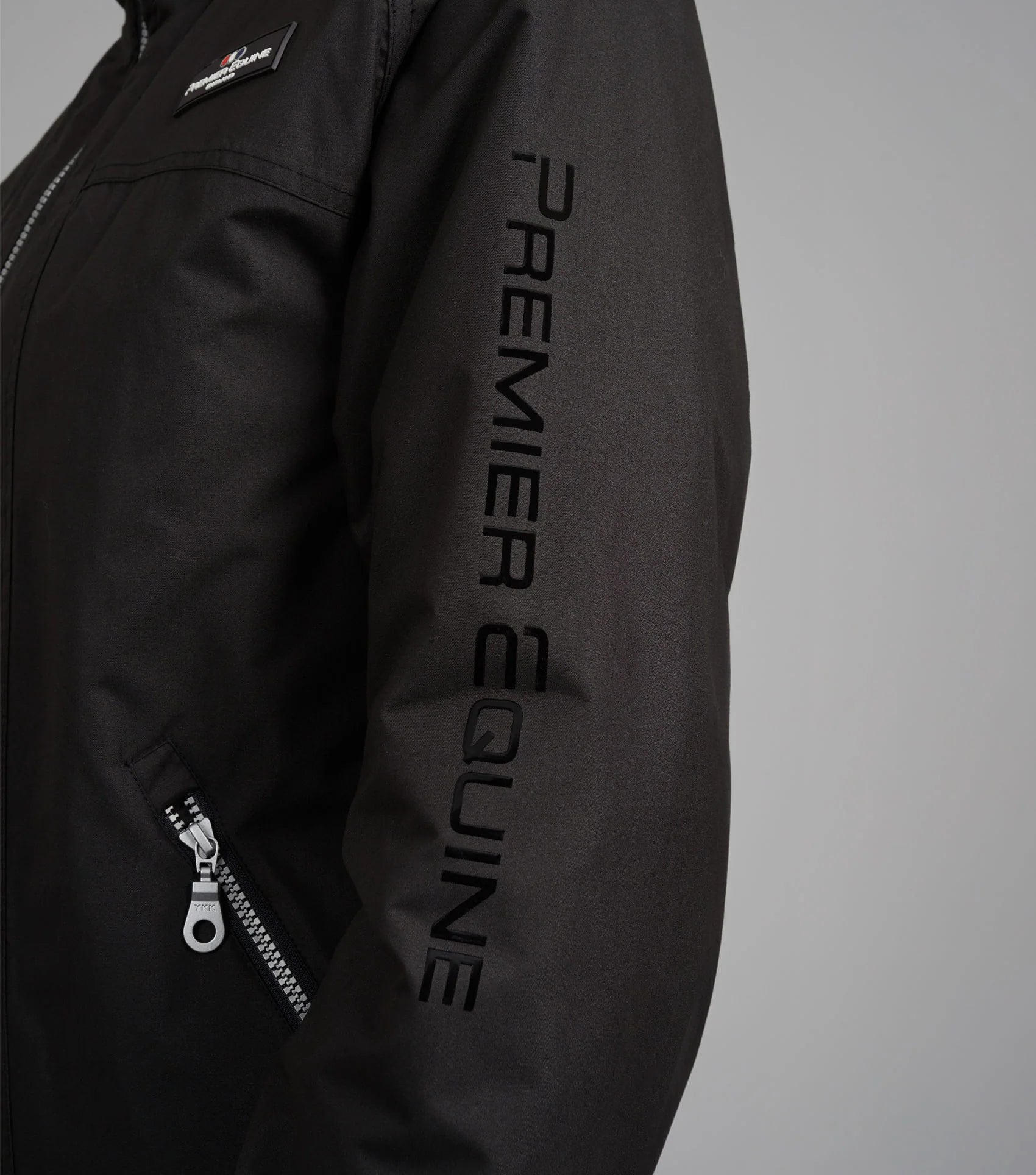 PREMIER EQUINE PRO RIDER Unisex Waterproof Riding Jacket - Black: Comfort, Protection, and Style for Equestrians