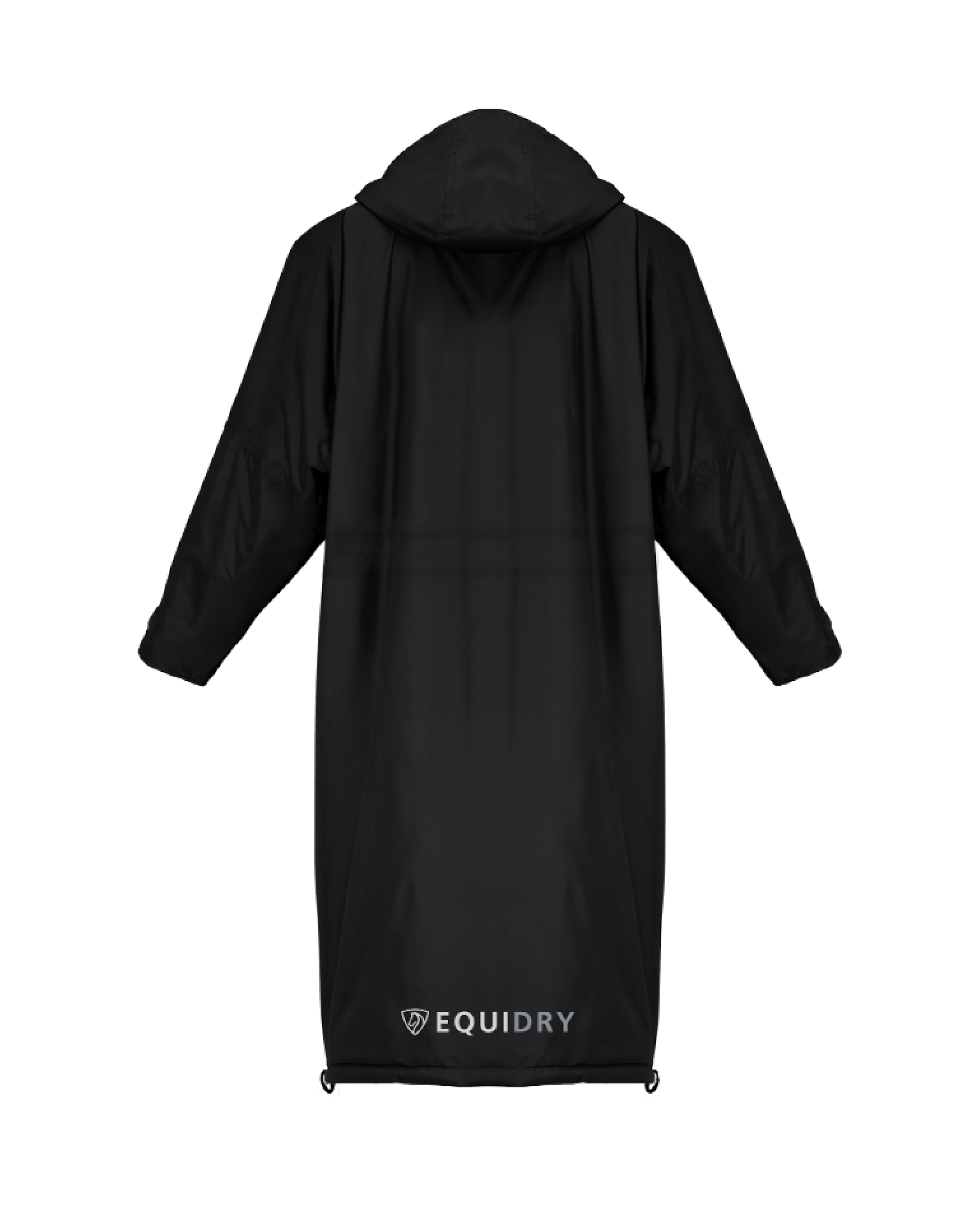 EQUIDRY Evolution Children's Thin Fleece Black Riding Coat - Waterproof and Breathable