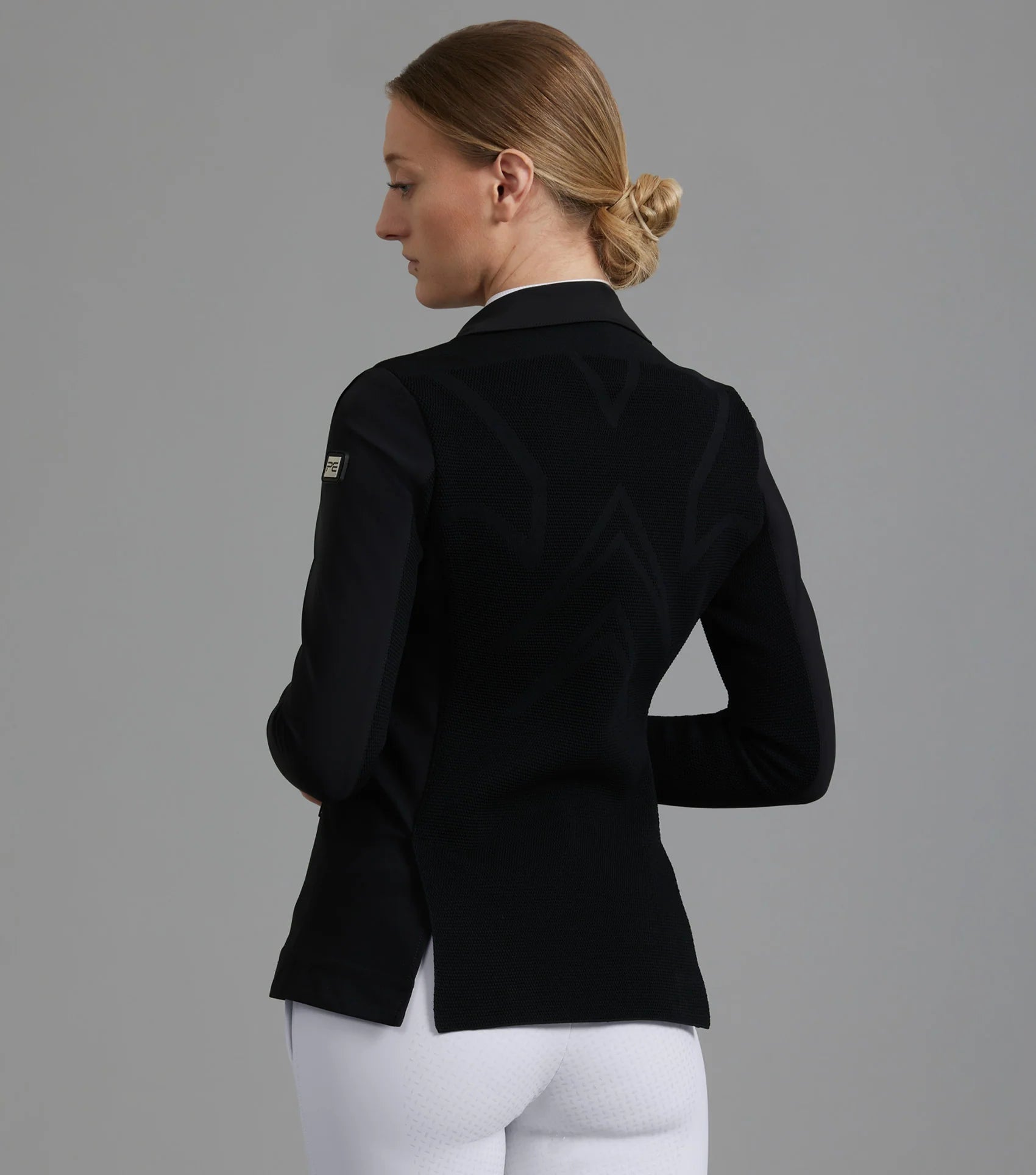 Premier Equine Black Quarto Competition Jacket for Ladies - Equestrian Apparel