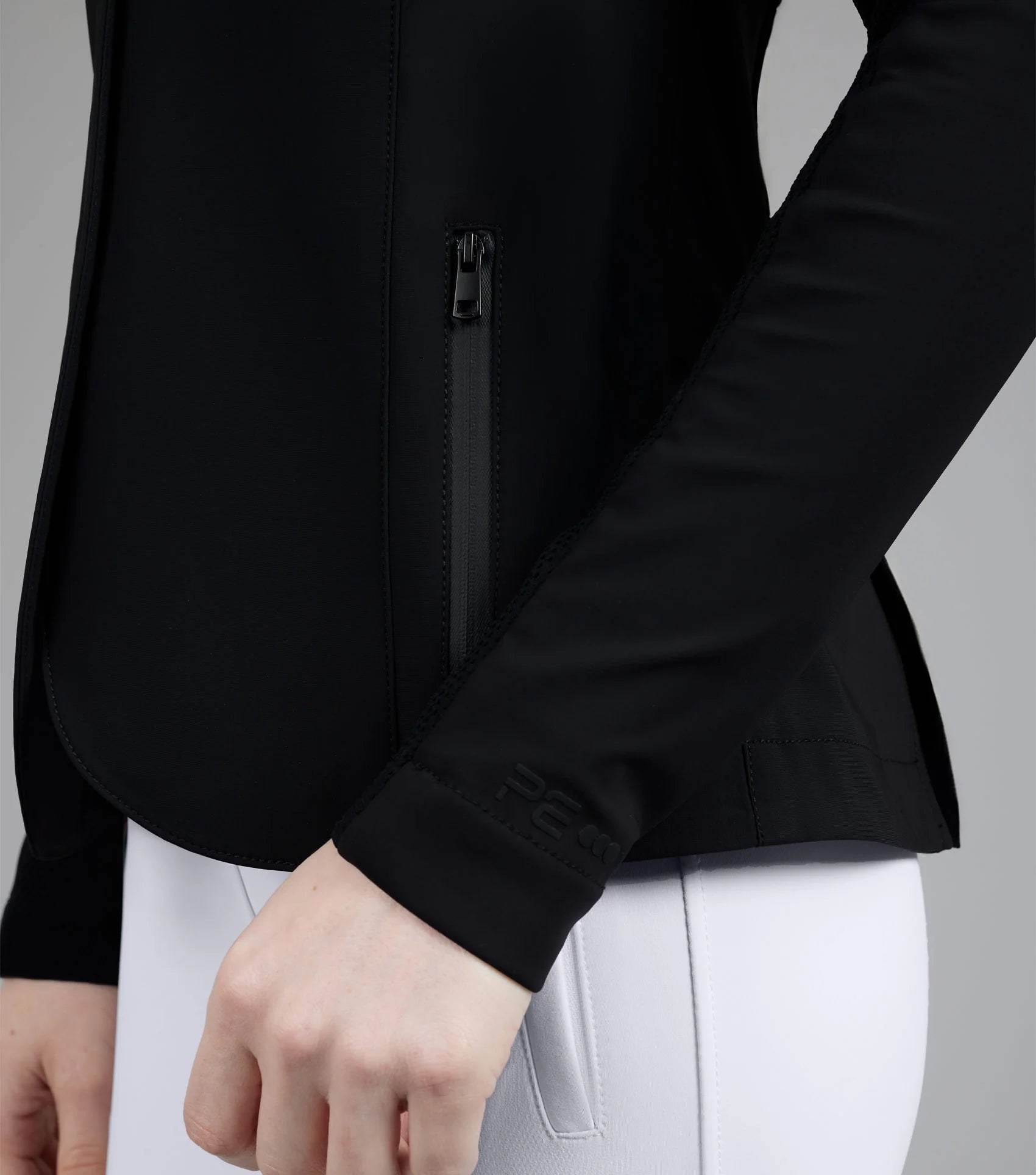 Premier Equine Quarto Ladies Competition Jacket - Jet Black Equestrian Apparel