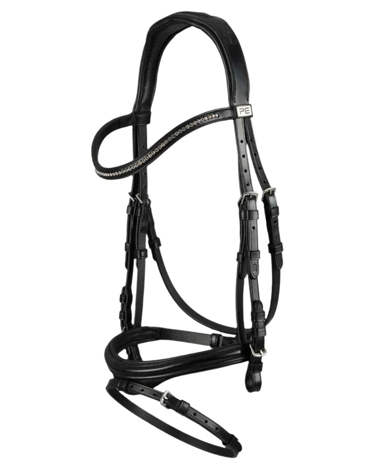 Premier Equine Rivere Snaffle Bridle Black
