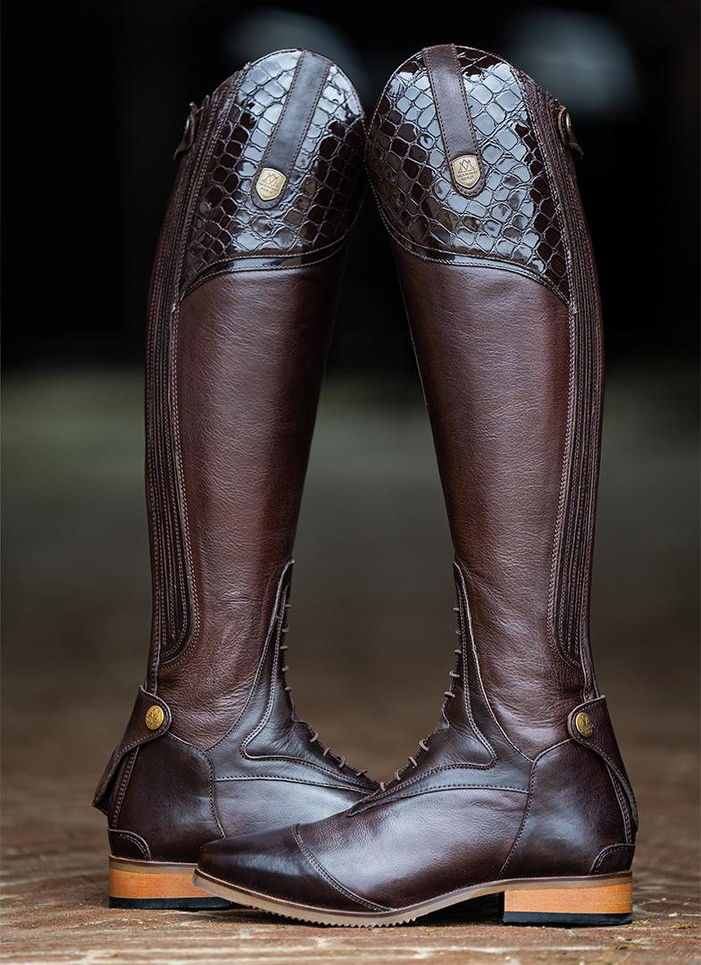 Mountain Horse Sovereign Lux Dark Brown Equestrian Riding Boots | Equiflair