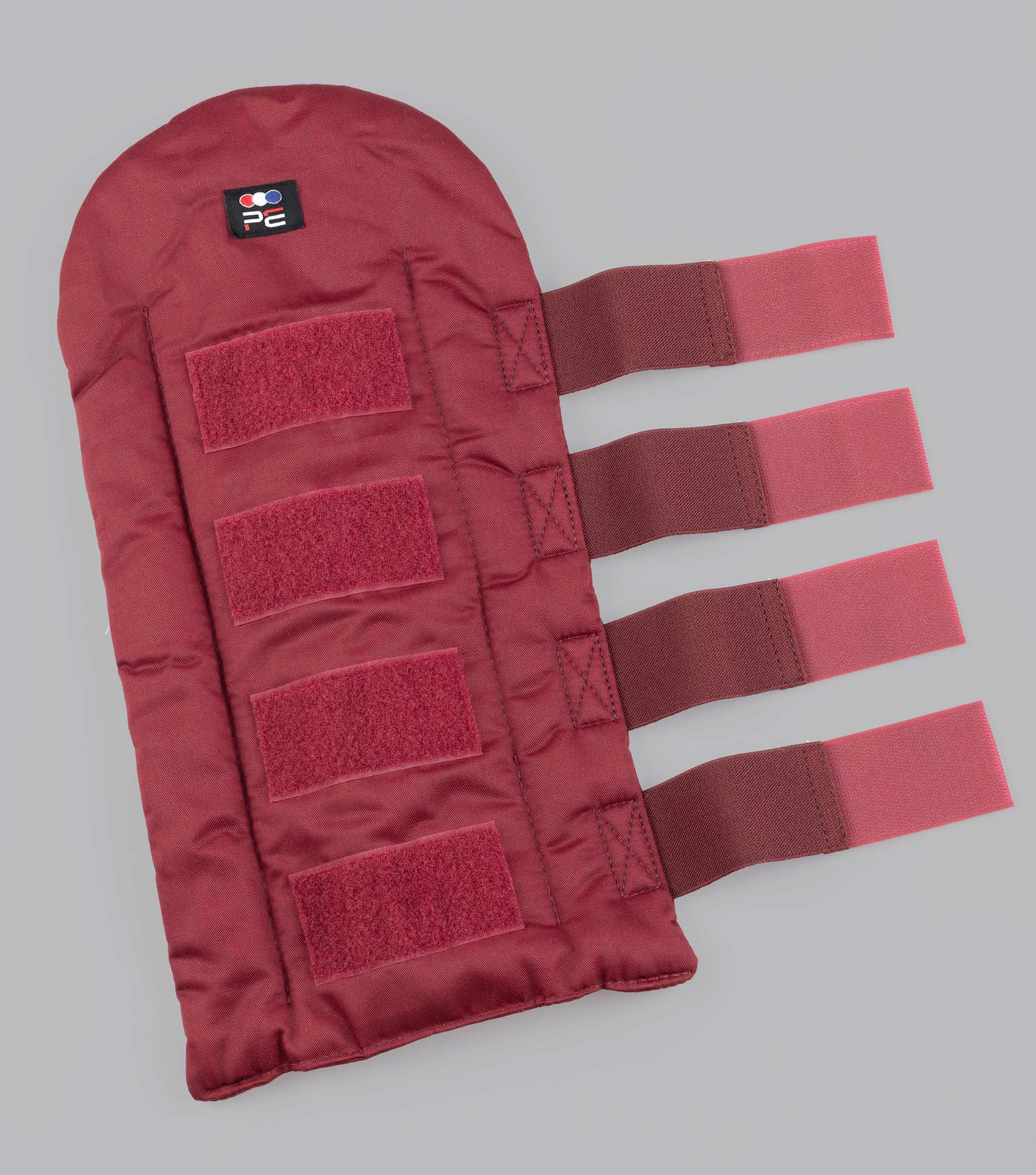 Premier Equine Burgundy Horse Tail Guard - Stay-Up Design, Velcro Straps, Equine Protection