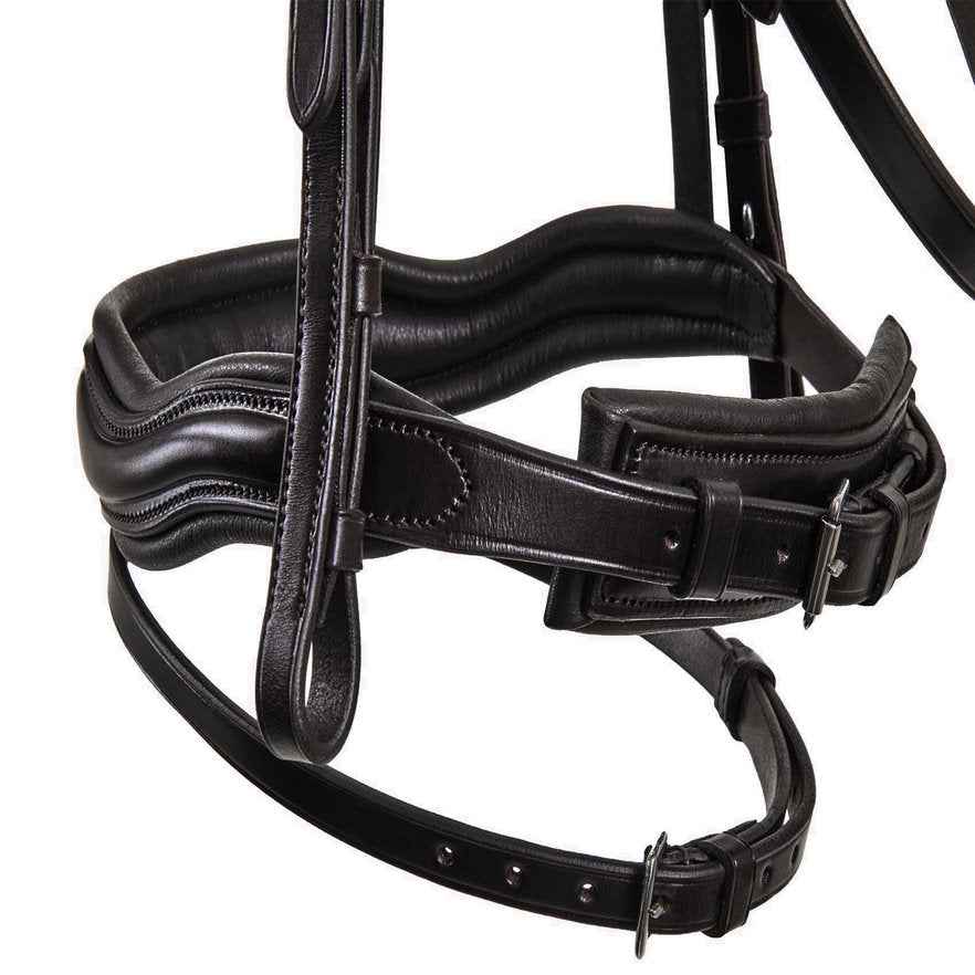 Premier Equine Stellazio Anatomic Snaffle Bridle with Flash Black