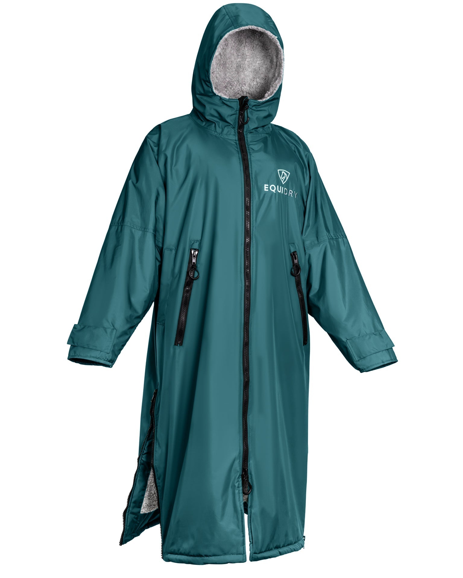 EQUIDRY Original Children's Thick Fleece Teal/Grey