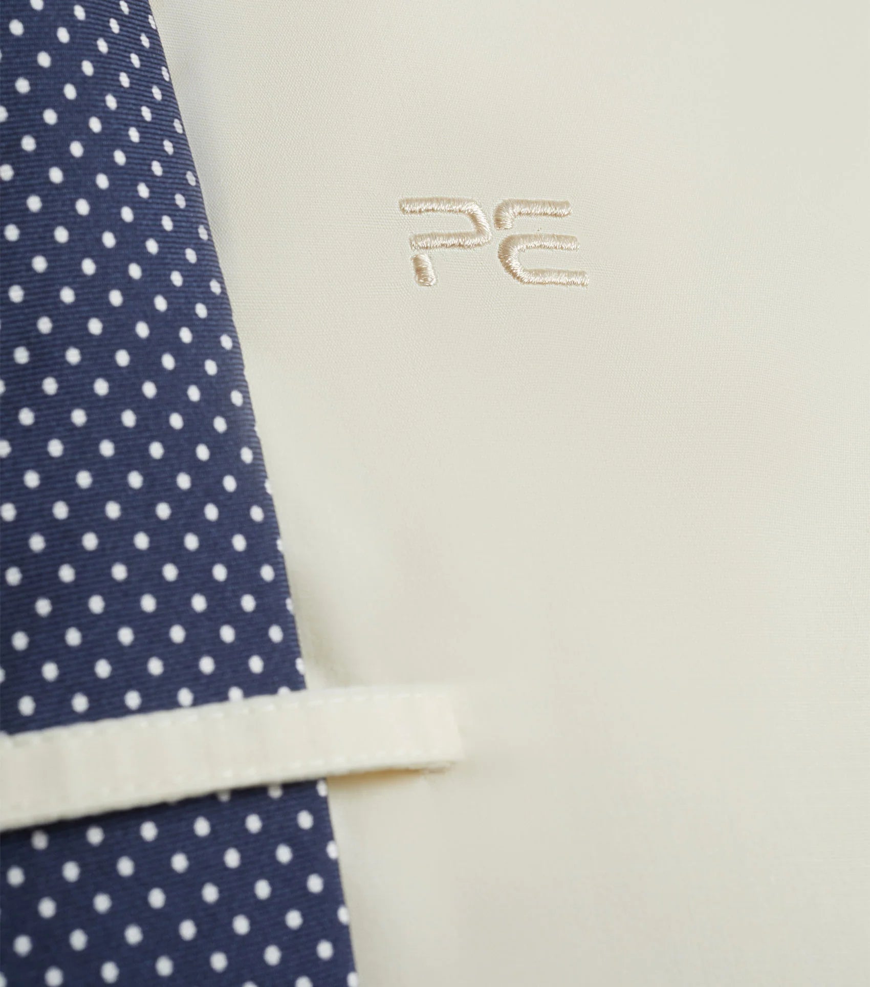 PREMIER EQUINE ladies long sleeve tie shirt vanilla - equestrian riding shirt
