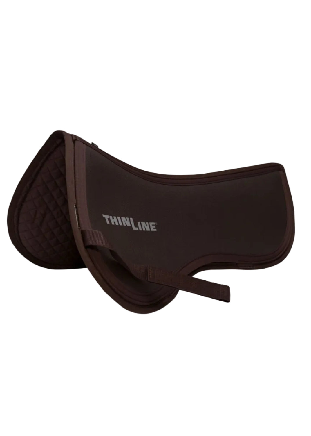 ThinLine Trifecta Cotton Half Pad Brown - Horse Saddle Pad for Equine Comfort and Protection -…
