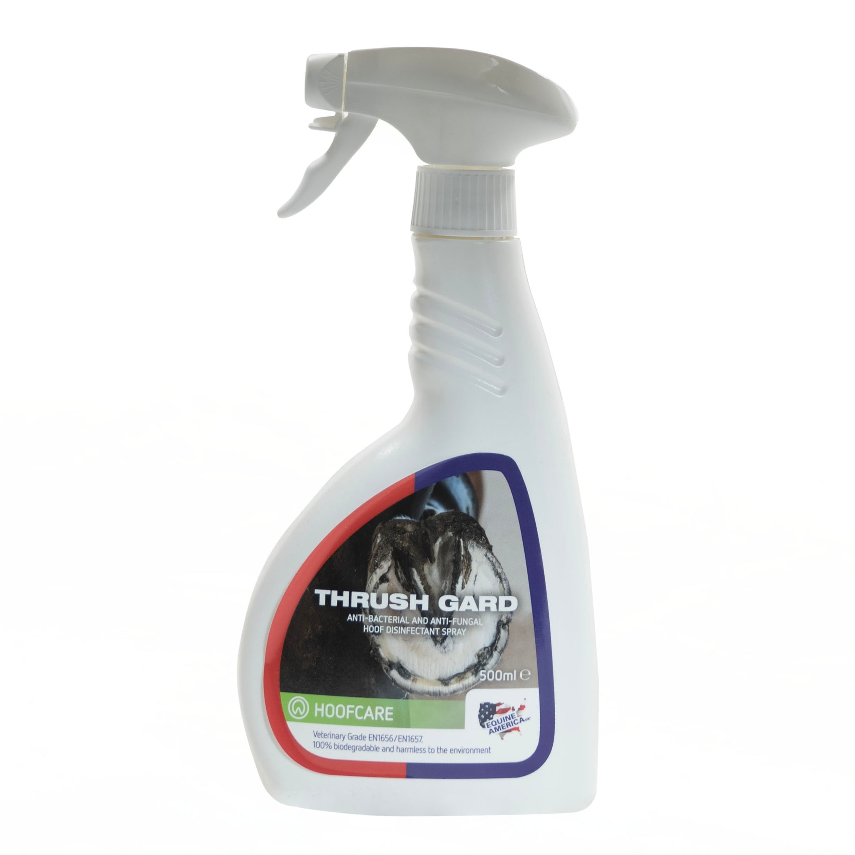 Equine America Thrush Gard 500ml hoof disinfectant spray for horses