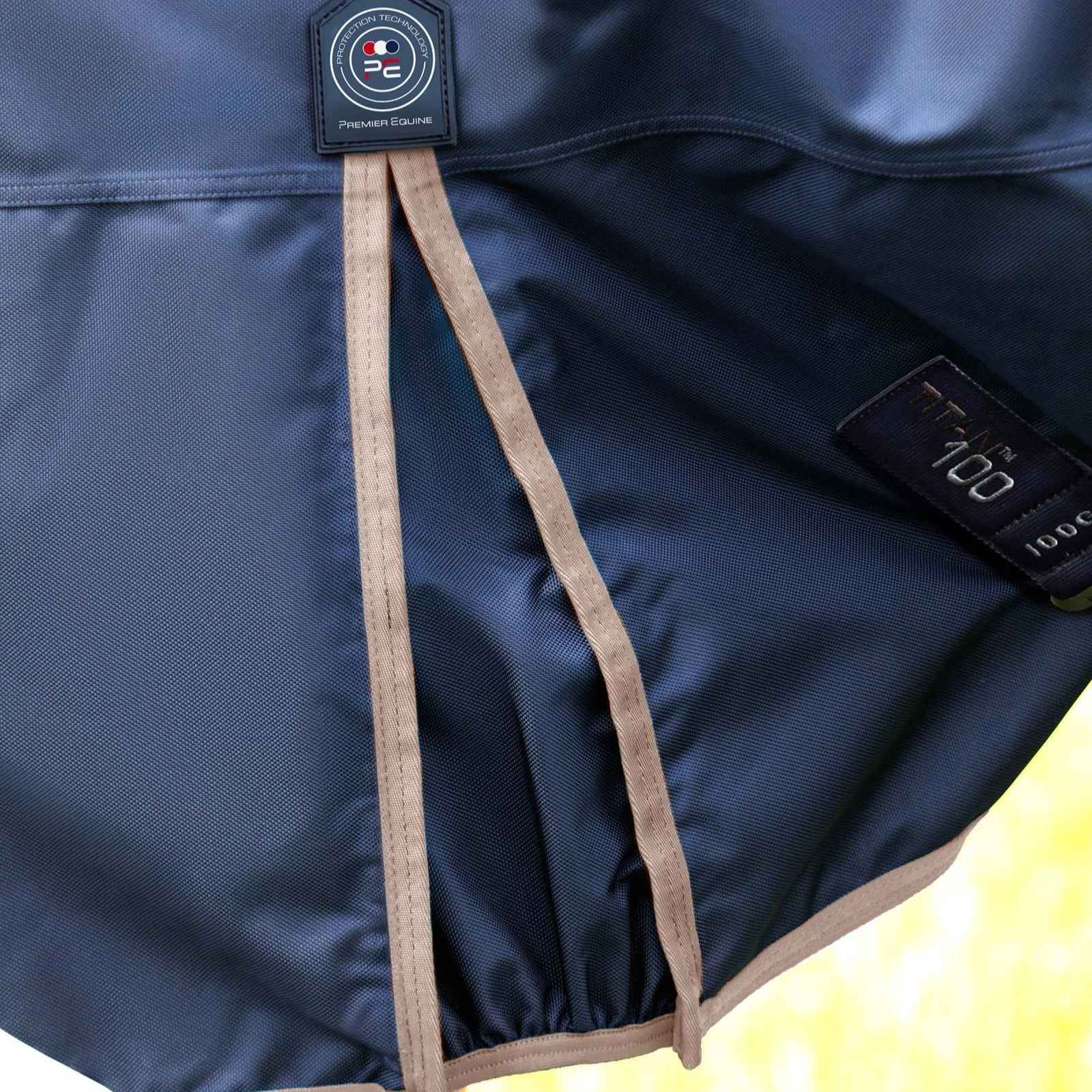 Premier Equine Titan 100g Original Turnout Rug Navy