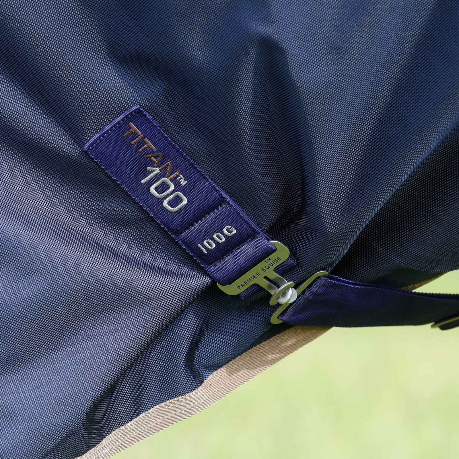 Premier Equine Titan 100g Original Turnout Rug Navy