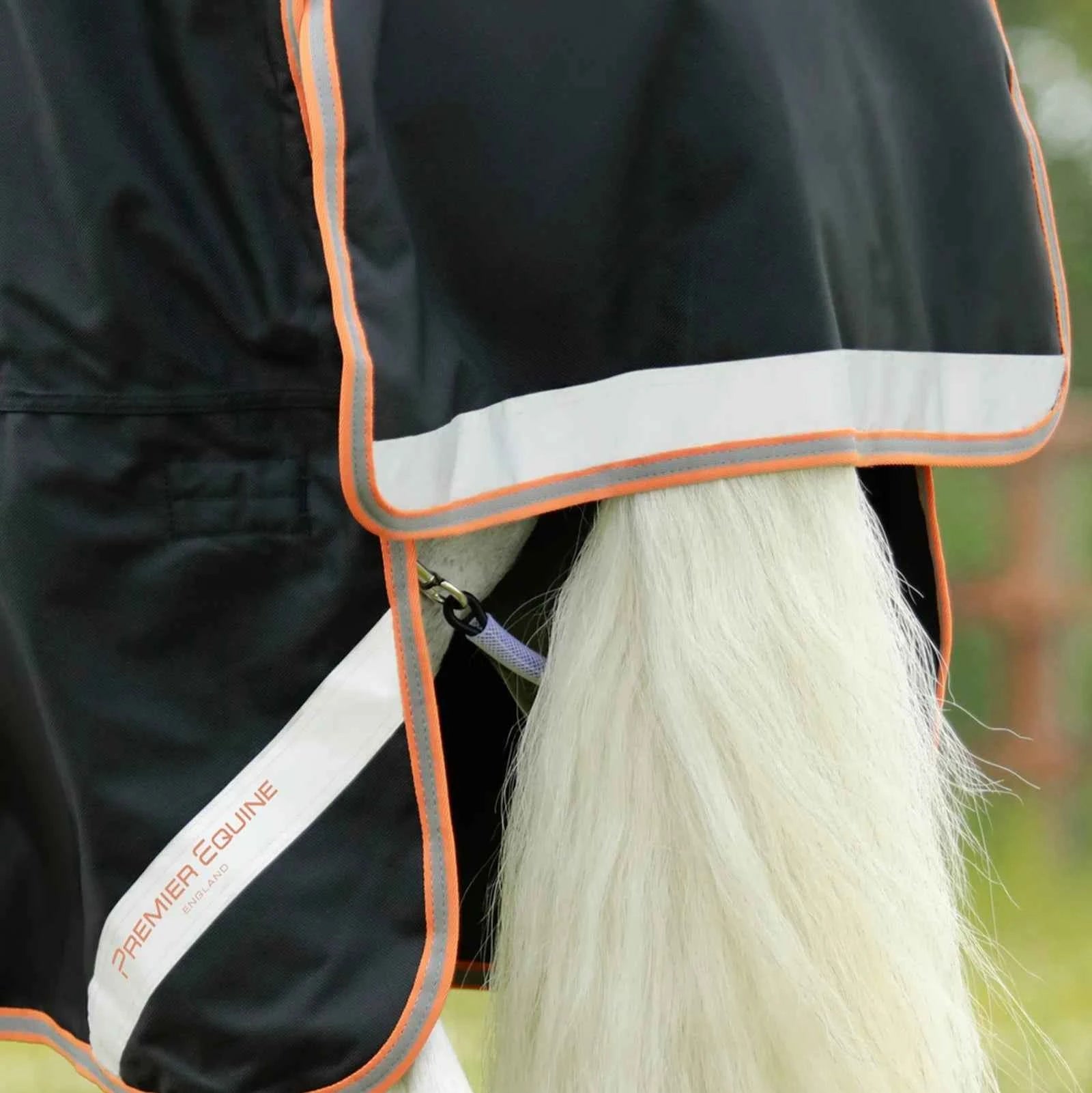 Premier Equine Titan 300g Turnout Rug with Snug-Fit Neck Cover Black