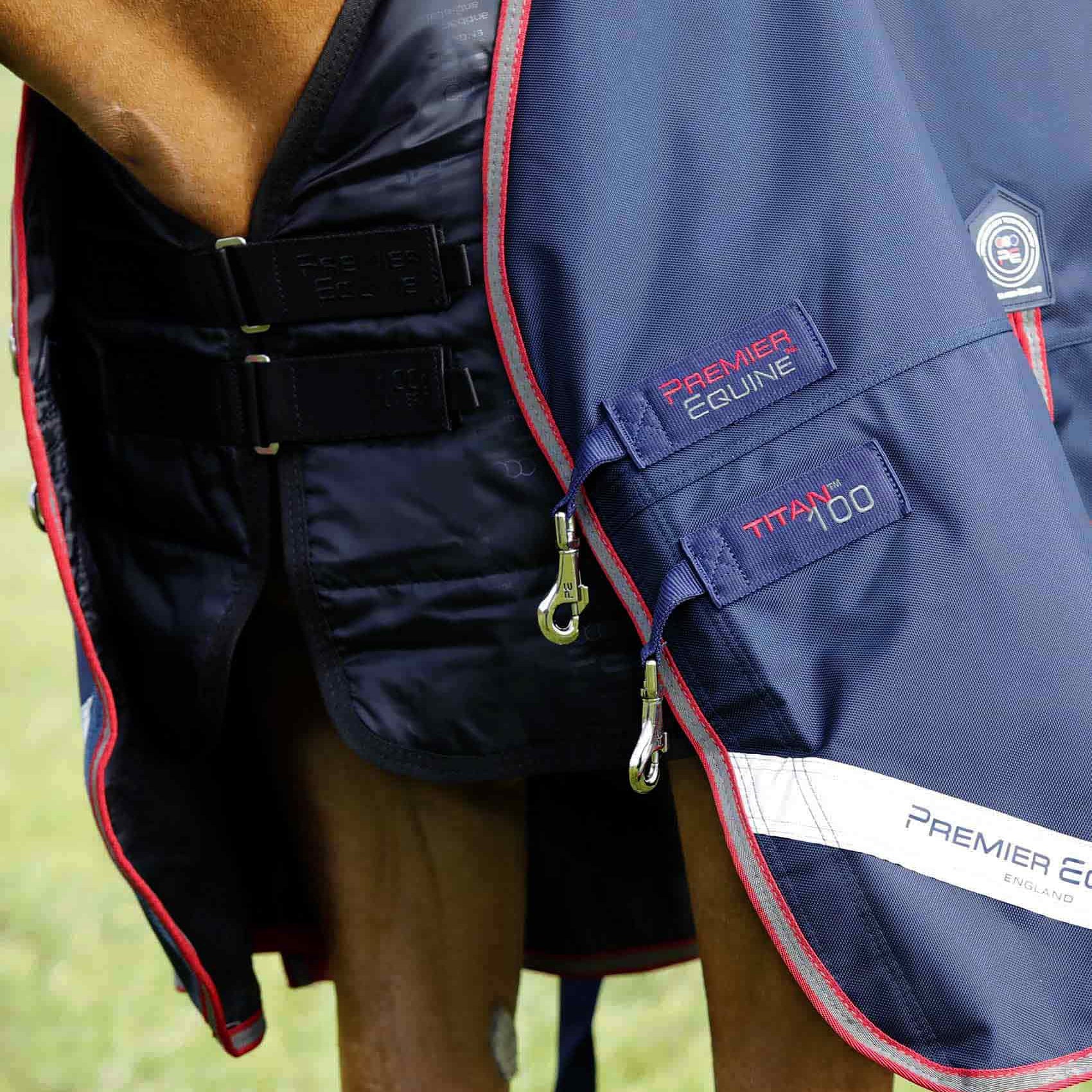 Premier Equine Titan Trio Complete 4 in 1 Turnout Rug Navy