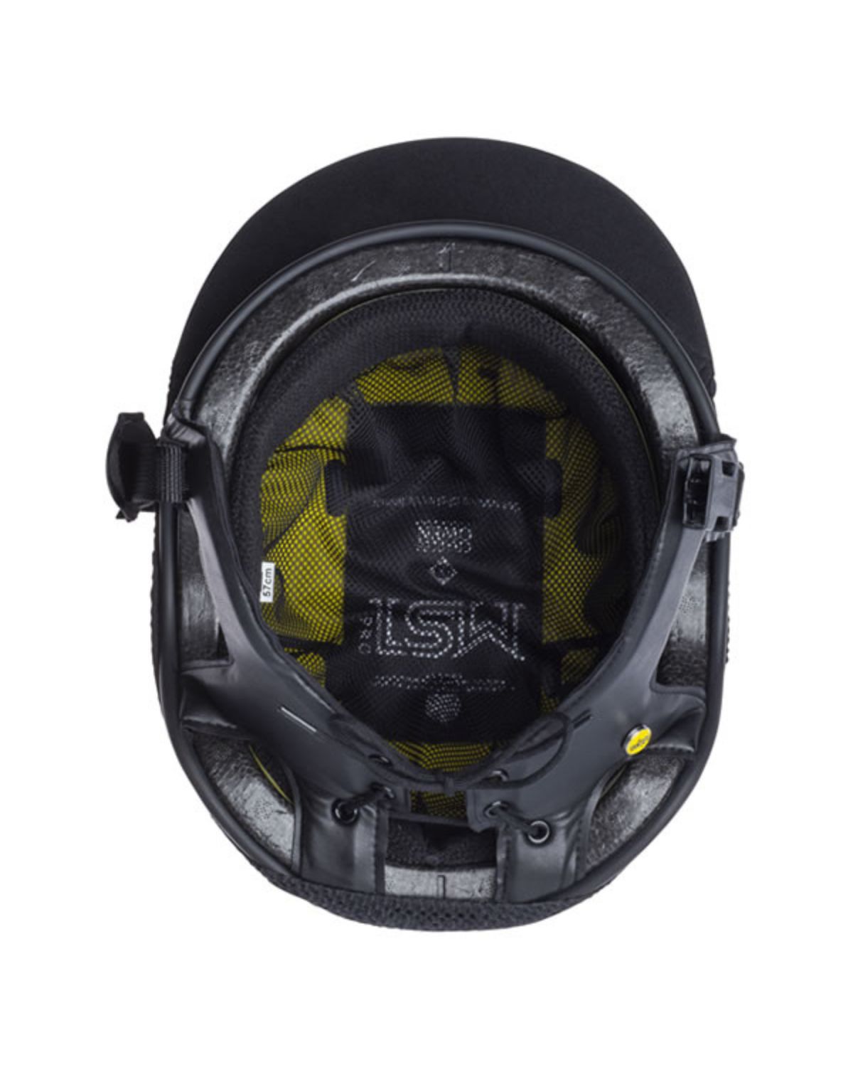 Charles Owen MS1 Pro Jockey Skull Black Helmet with MIPS Technology