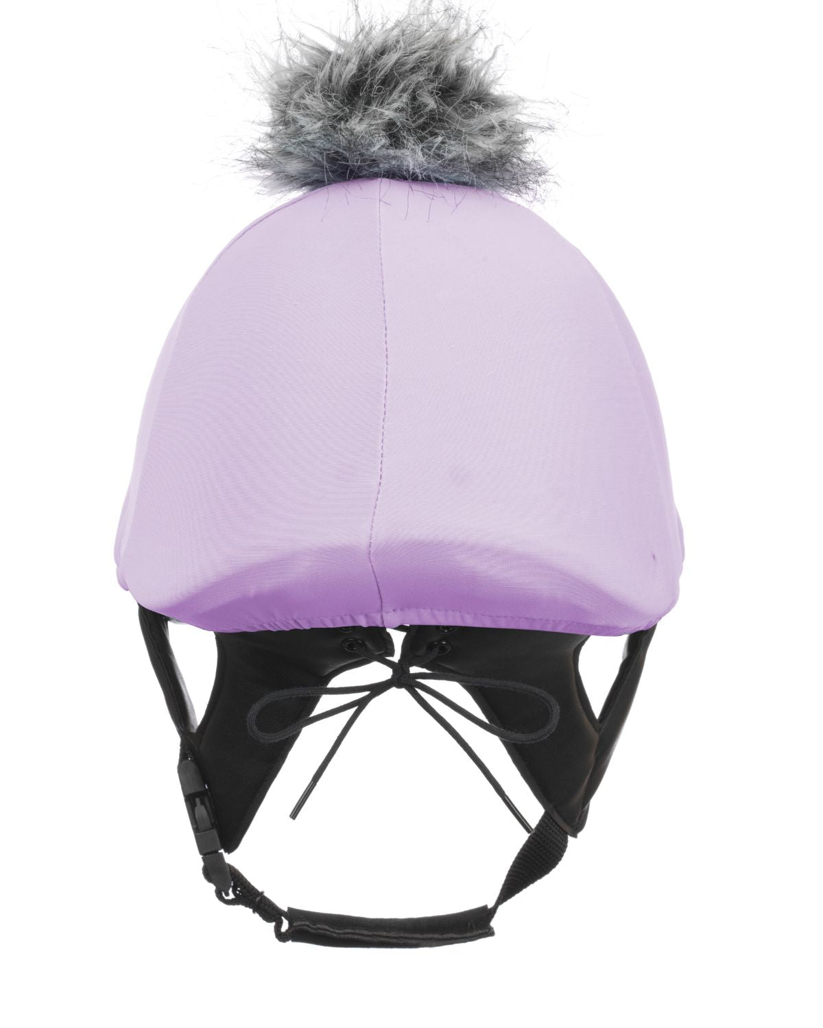 CHARLES OWEN JS1 PRO LILAC Jockey Skull Helmet with Pom Pom - Equestrian Riding Headwear