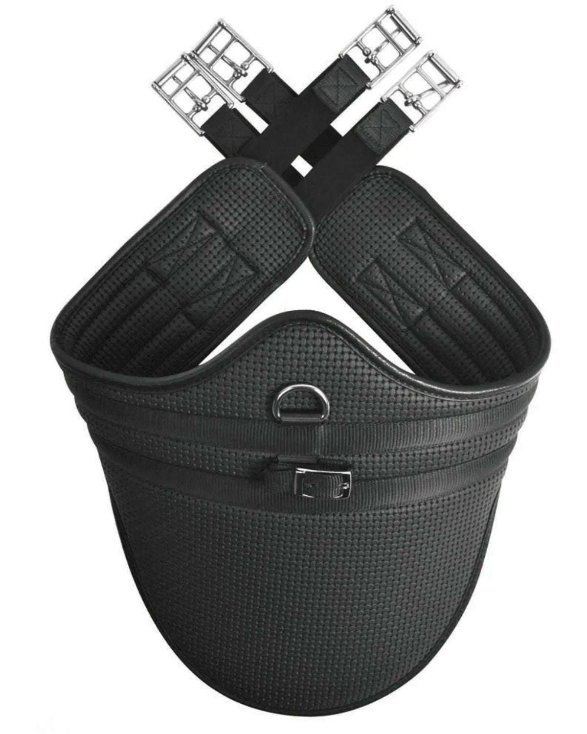 Hy Equestrian Waffle Stud Girth Long Black