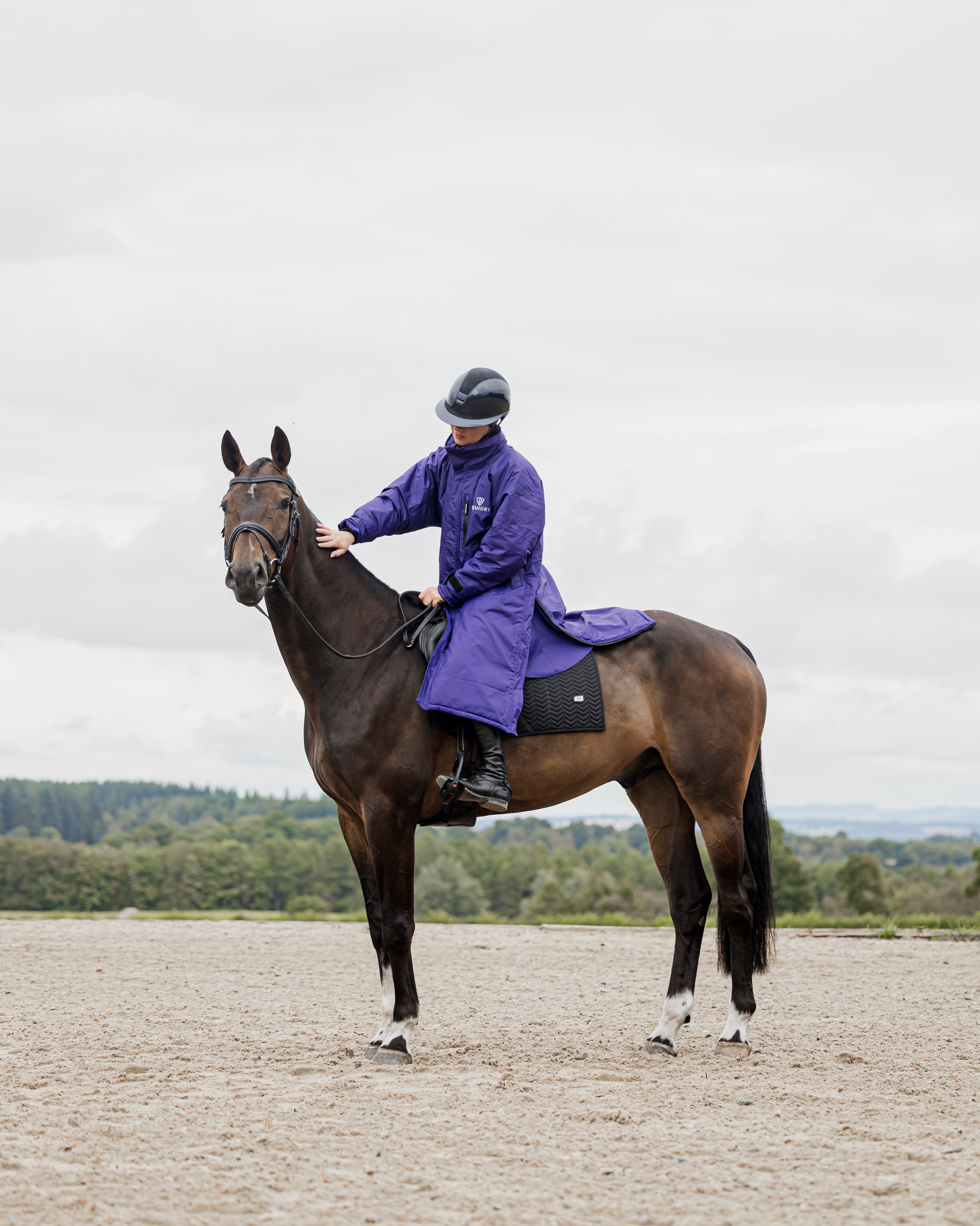 EQUIDRY Evolution Women's Thick Fleece Purple/Purple
