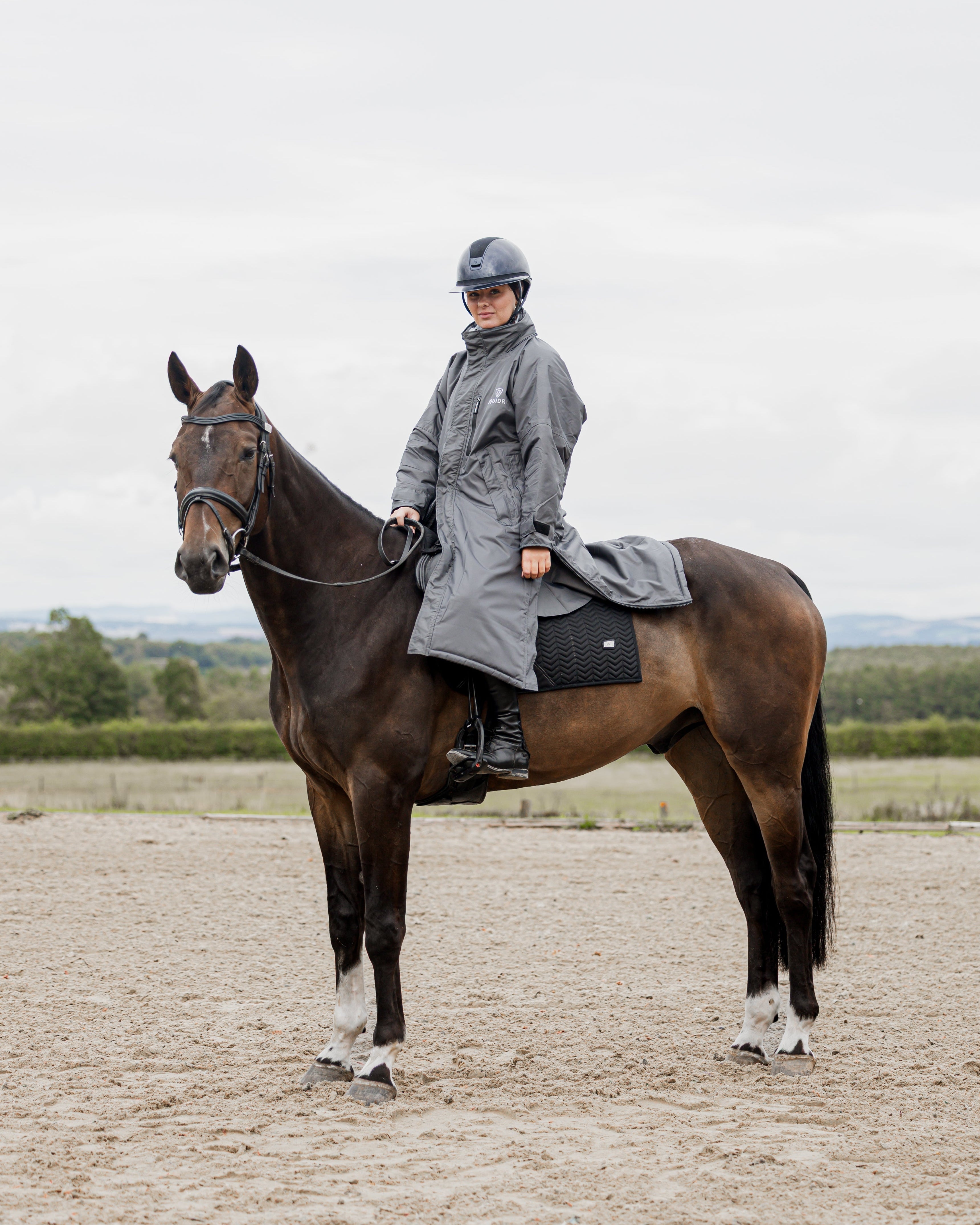 EQUIDRY Evolution Women's Thin Fleece Grey/Grey