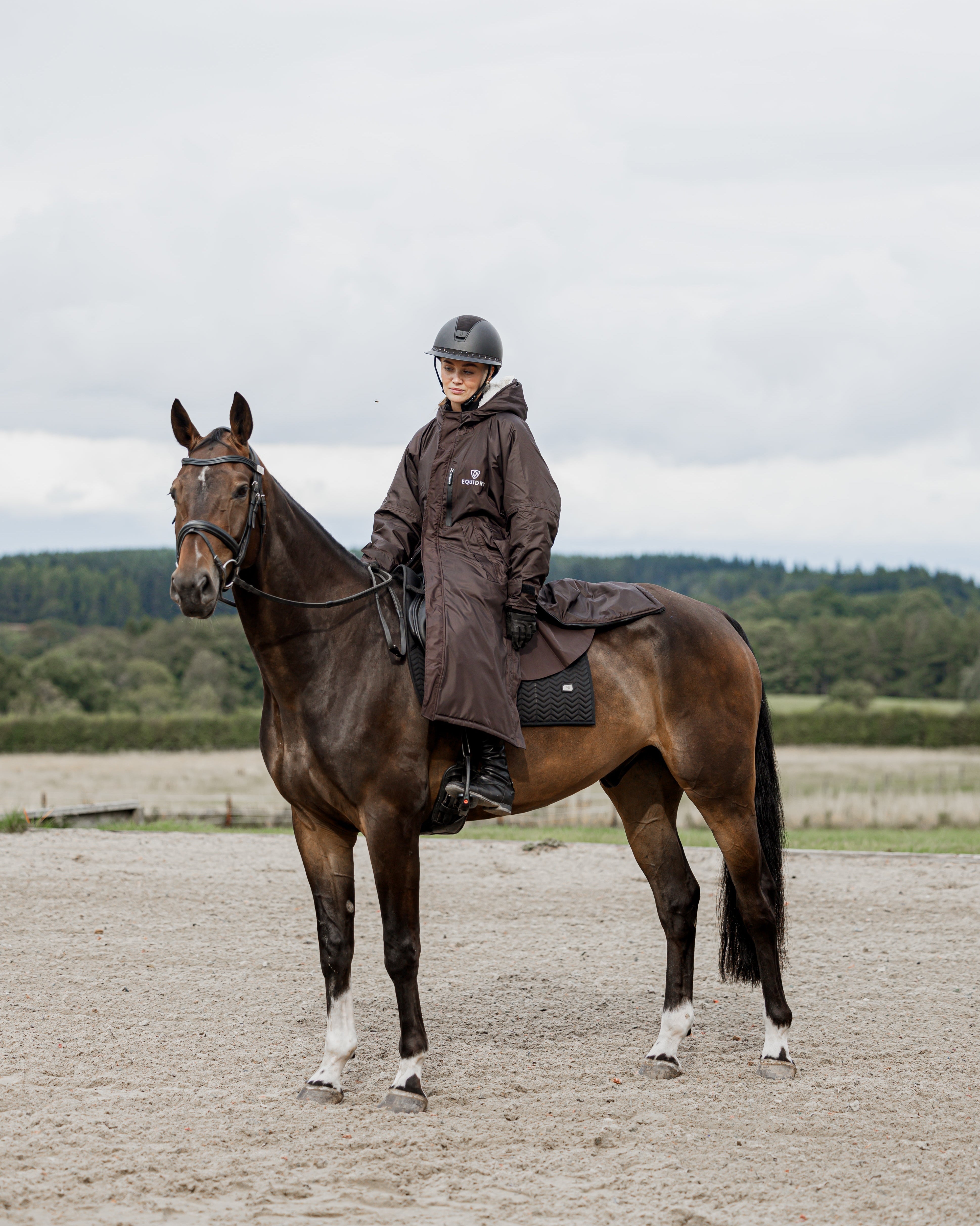 EQUIDRY Evolution Women's Thick Fleece Rich Brown