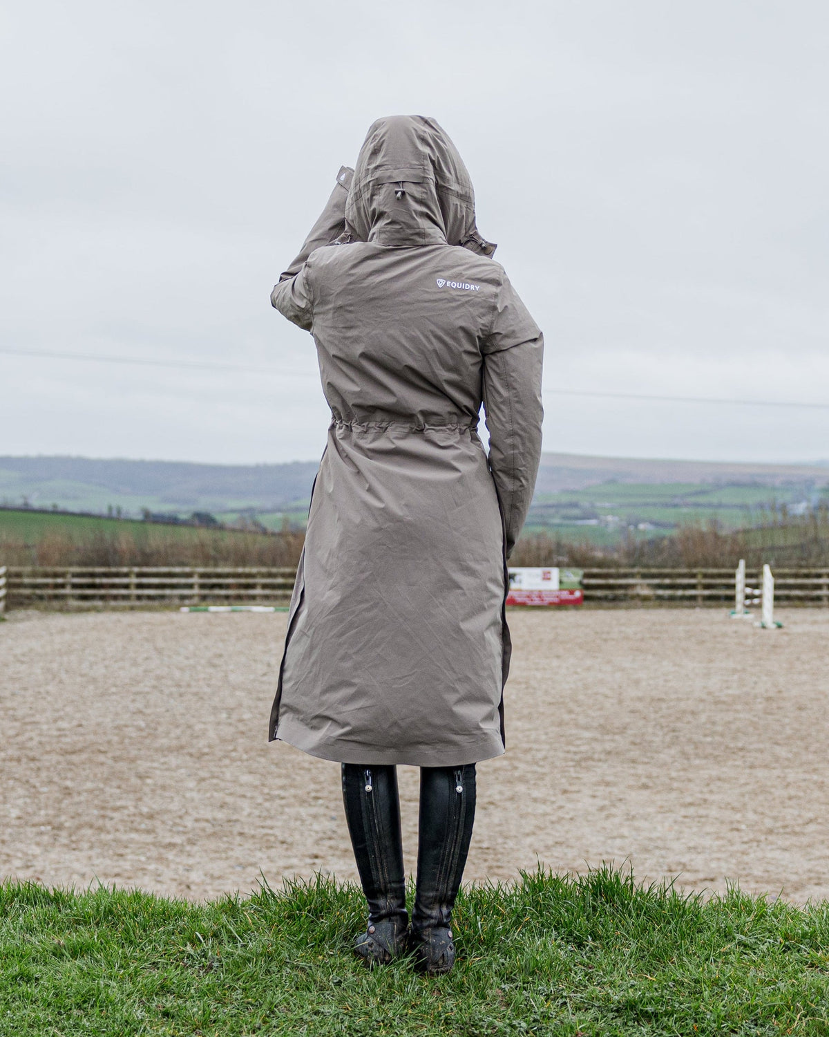 Aura Women's Raincoat Taupe