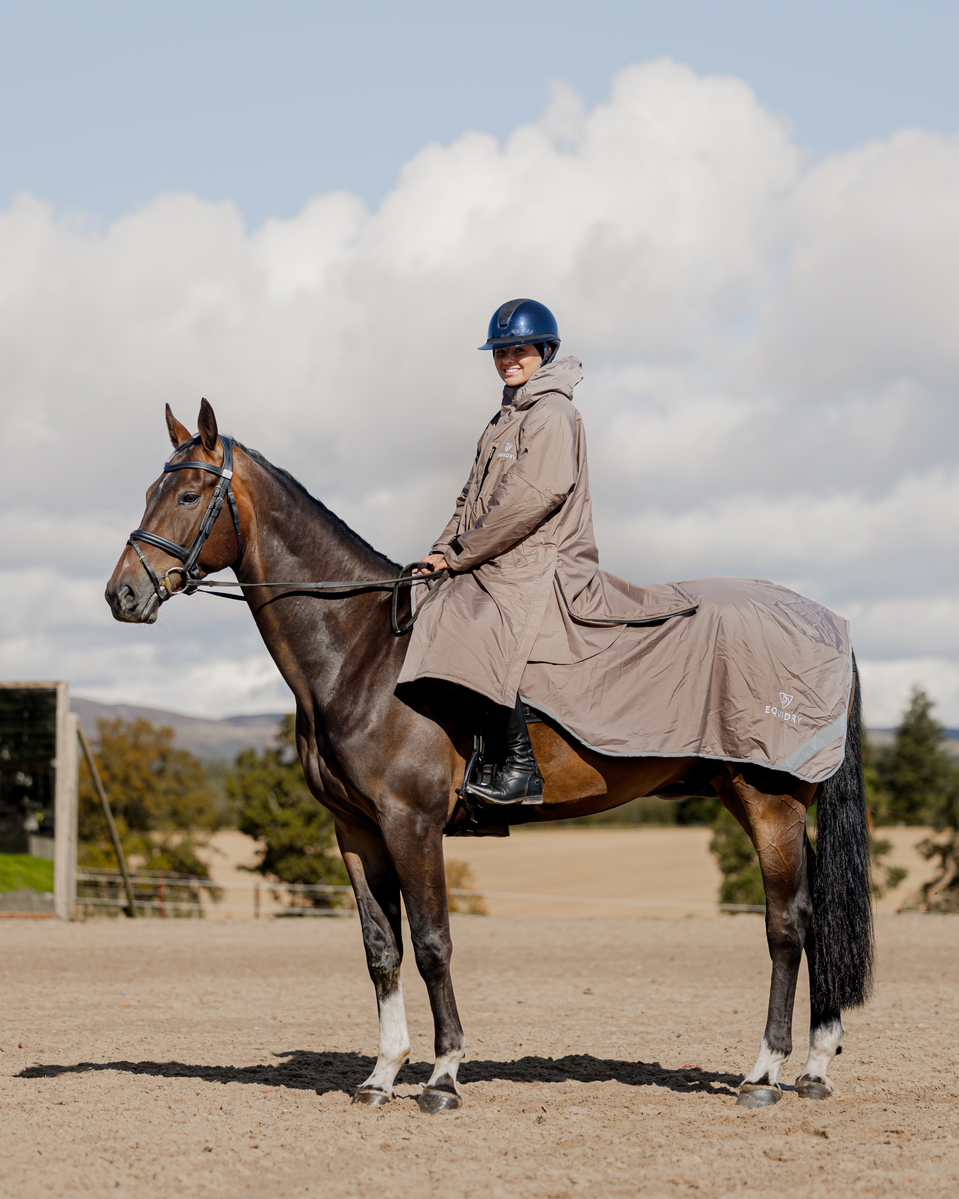 EQUIDRY Waterproof Exercise Sheet Lite Taupe/Grey