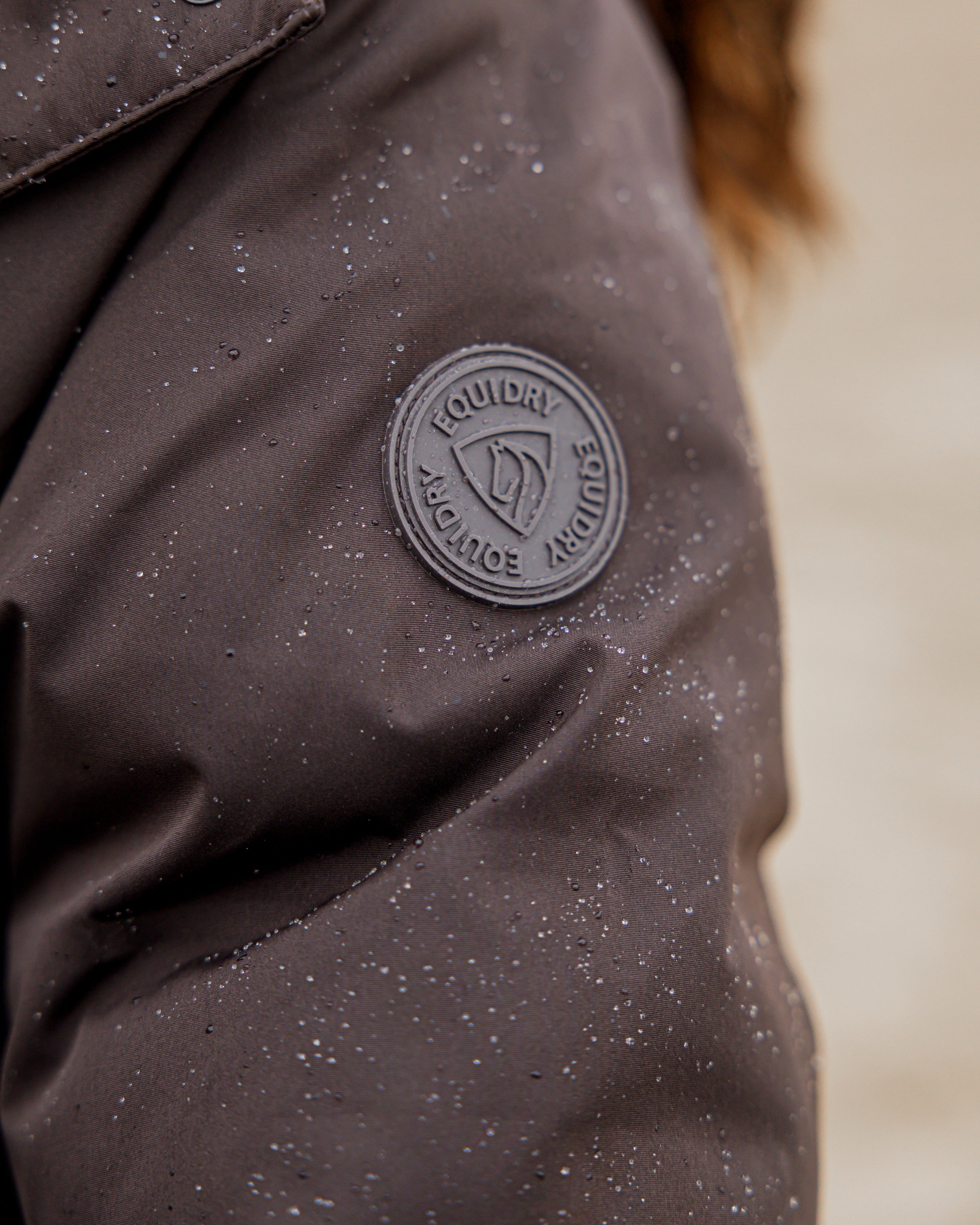 EQUIDRY Talia Women's Waterproof Puffer Jacket Brown