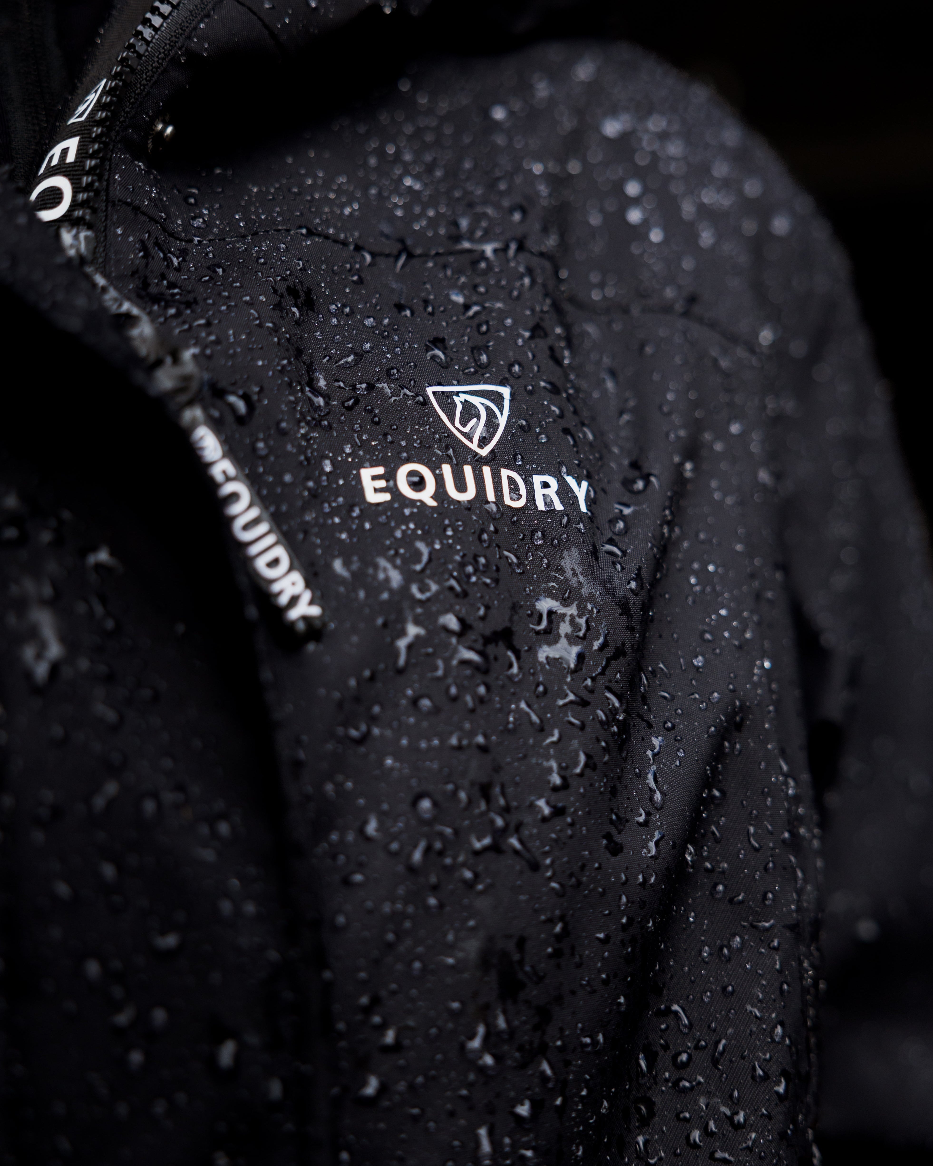 EQUIDRY Bronte Waterproof Riding Coat Women's Black