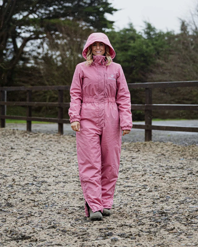 EQUIDRY Women's All-In-One Jumpsuit Dusky Pink