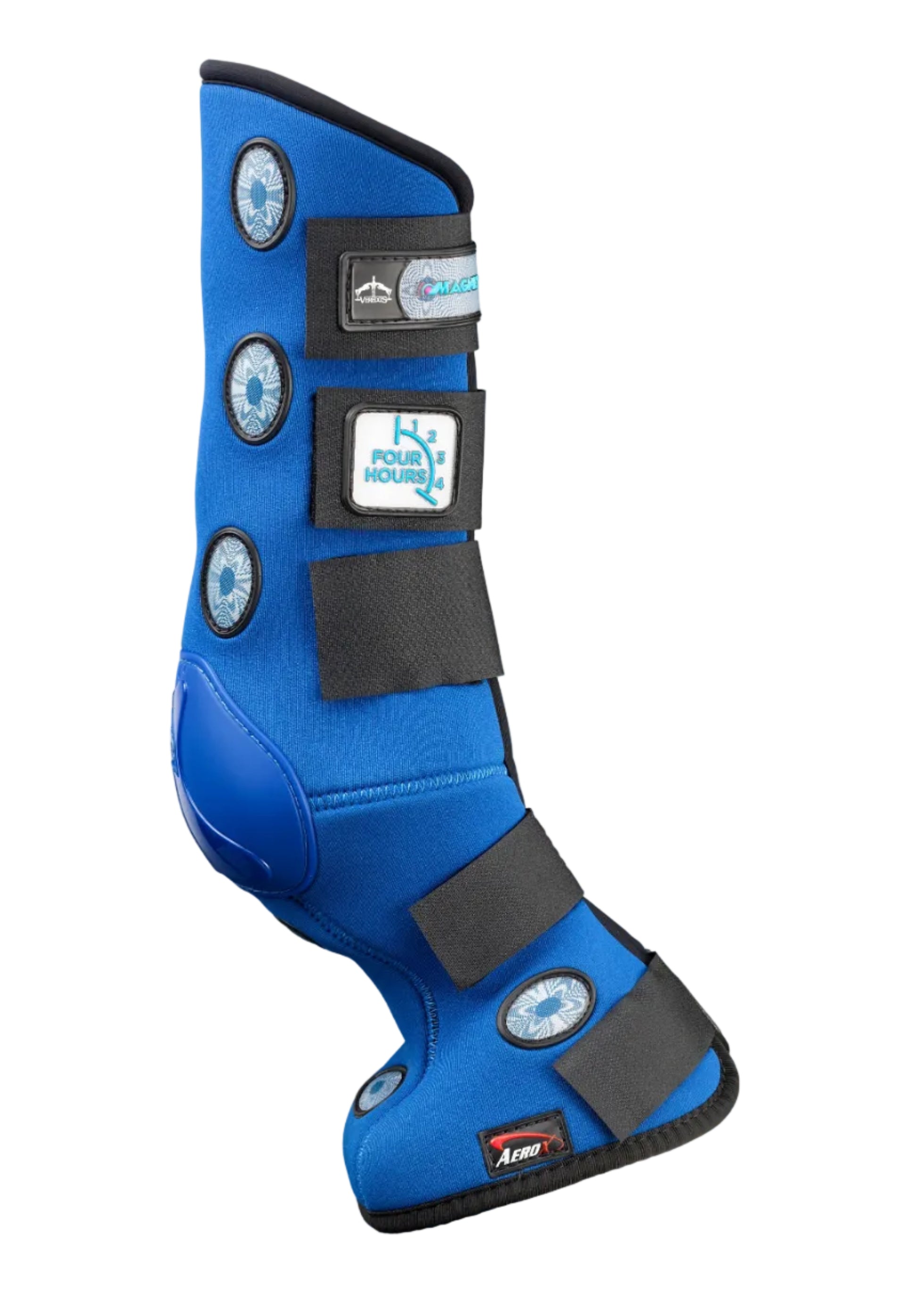 VEREDUS 4 HOUR MAGNETIC BOOT REAR - BLUE: Magnetic horse stable boot for tendon support, pain relief, and blood…