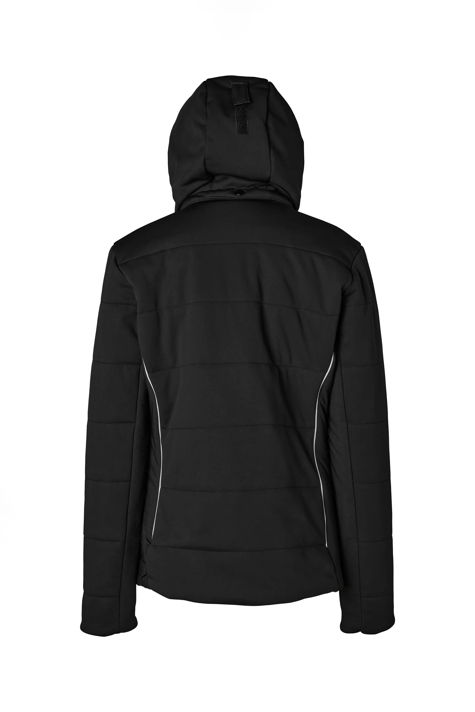 MOUNTAIN HORSE QUINN HYBRID JACKET BLACK - Water/Wind Repellent, Hooded, Reflective Details - Equiflair