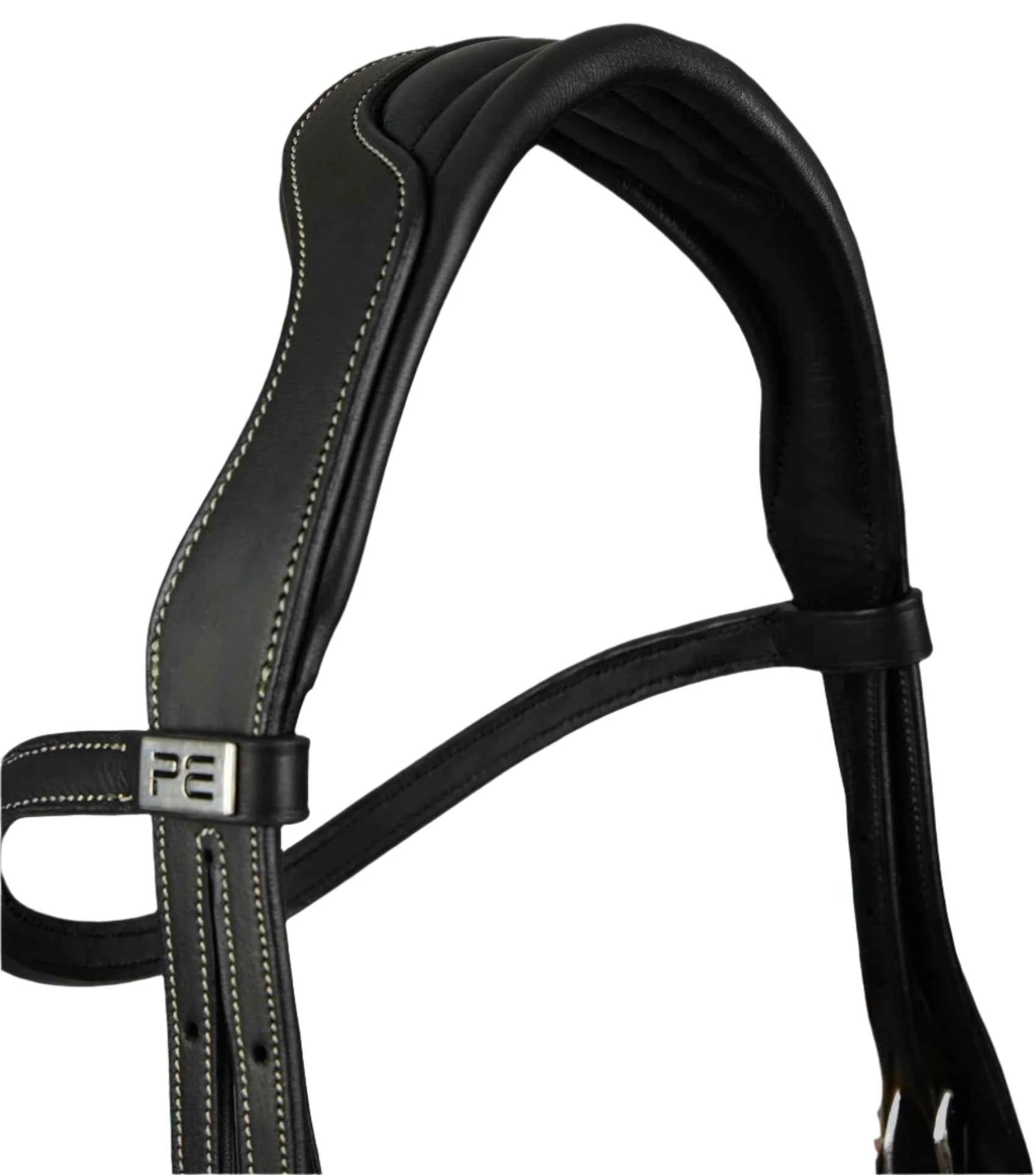 Premier Equine Veneto Anatomical Snaffle Bridle Black