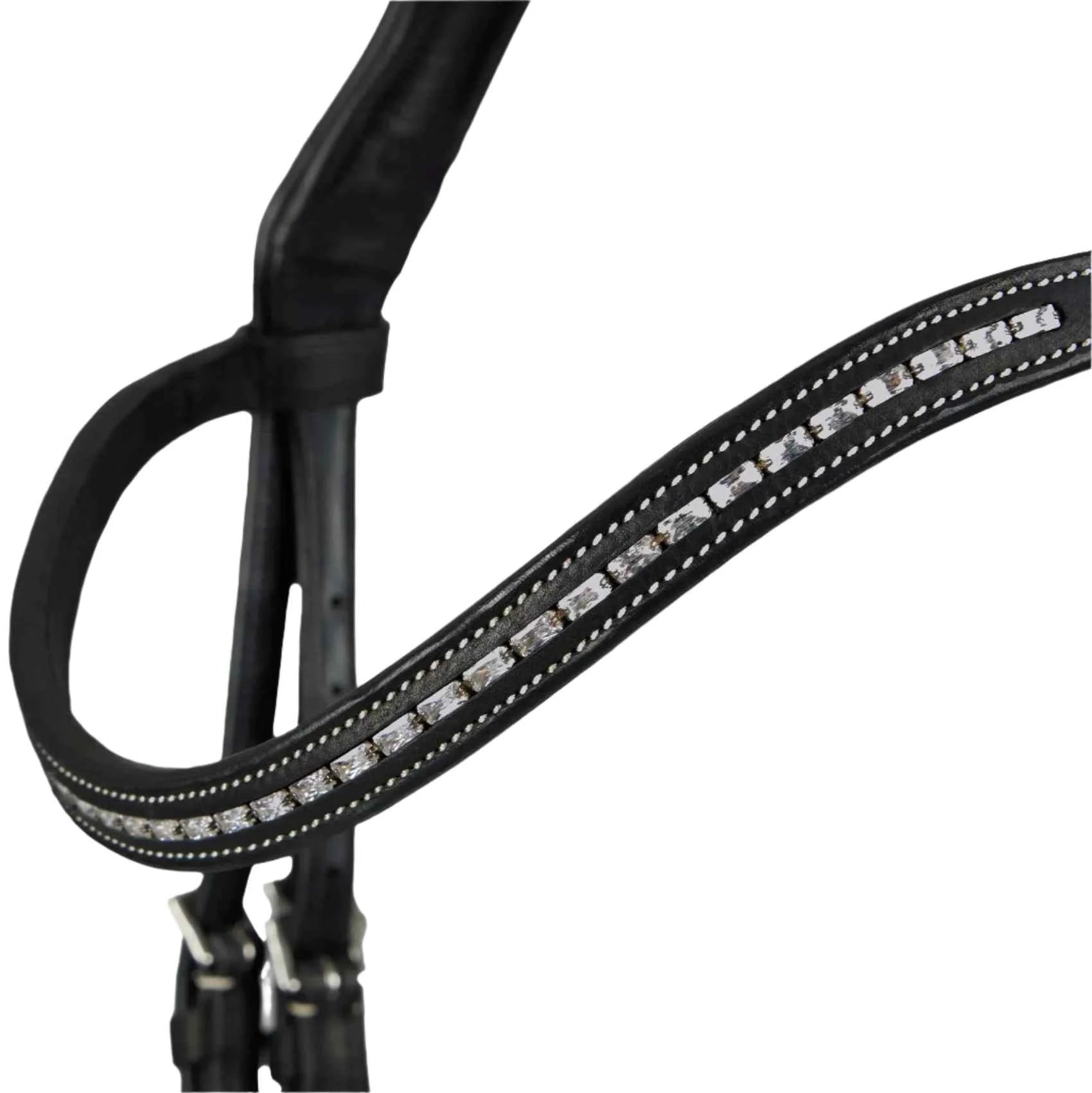 Premier Equine Veneto Anatomical Snaffle Bridle Black