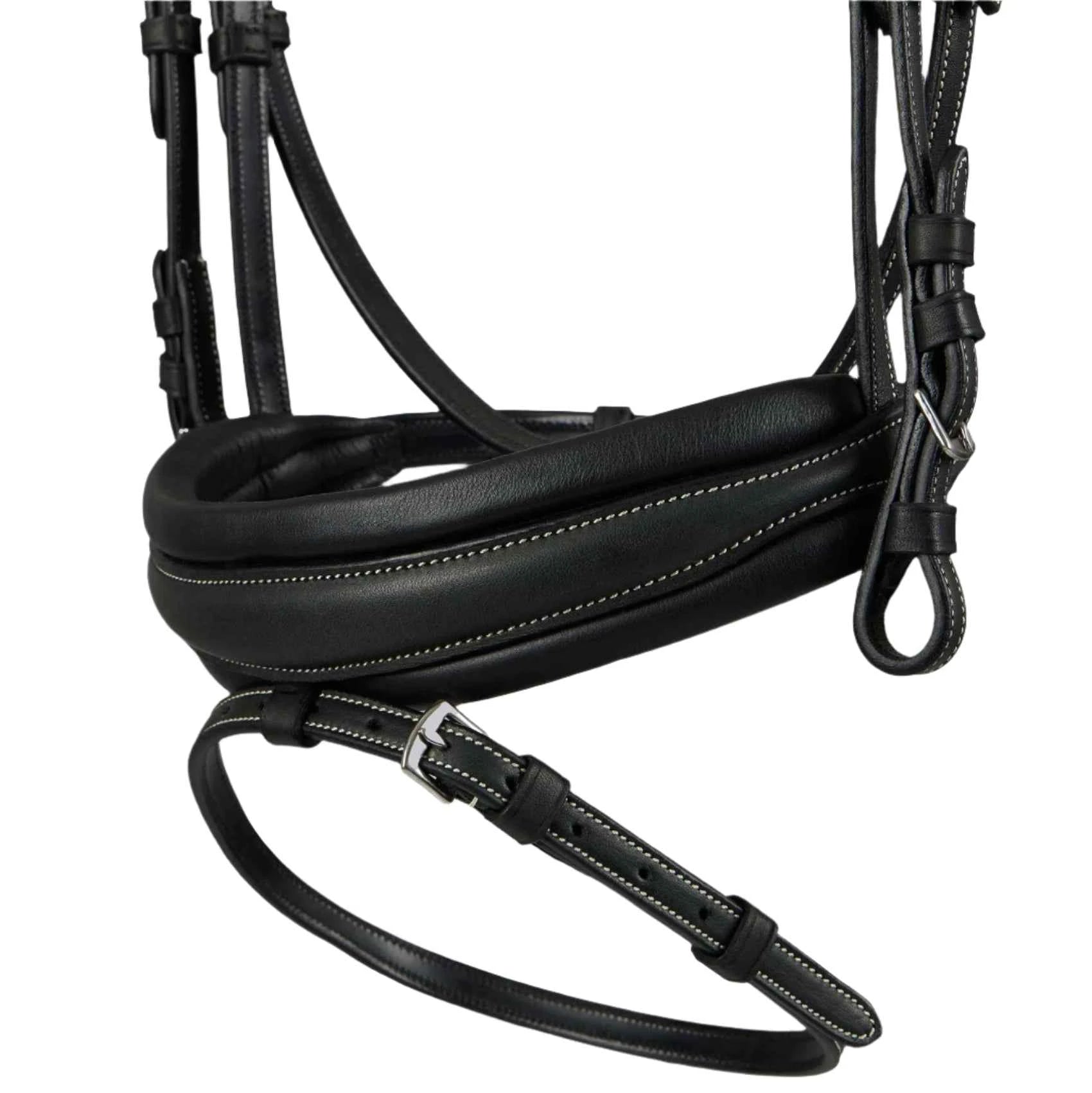 Premier Equine Veneto Anatomical Snaffle Bridle Black