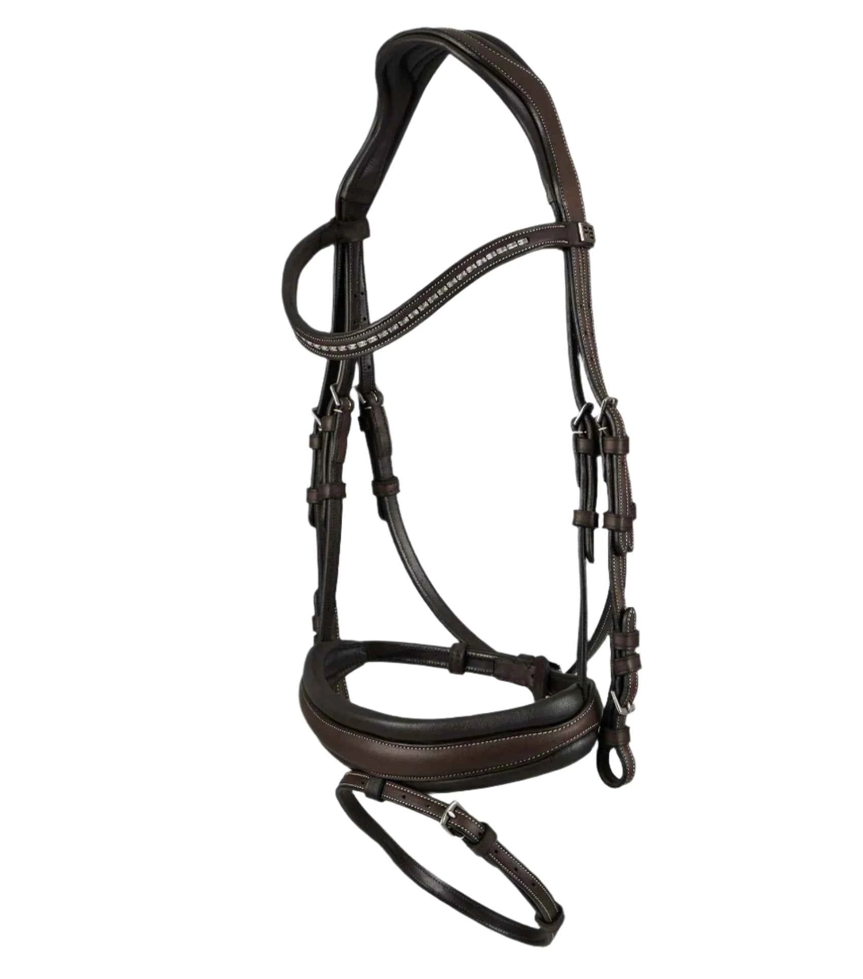 Premier Equine Veneto Anatomical Snaffle Bridle Brown